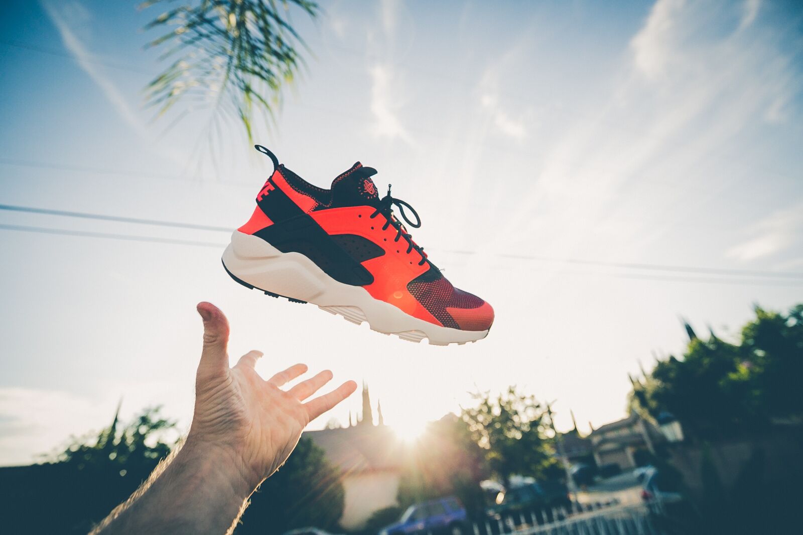 Canon EF 16-35mm F4L IS USM sample photo. Footwear, hand, nike photography