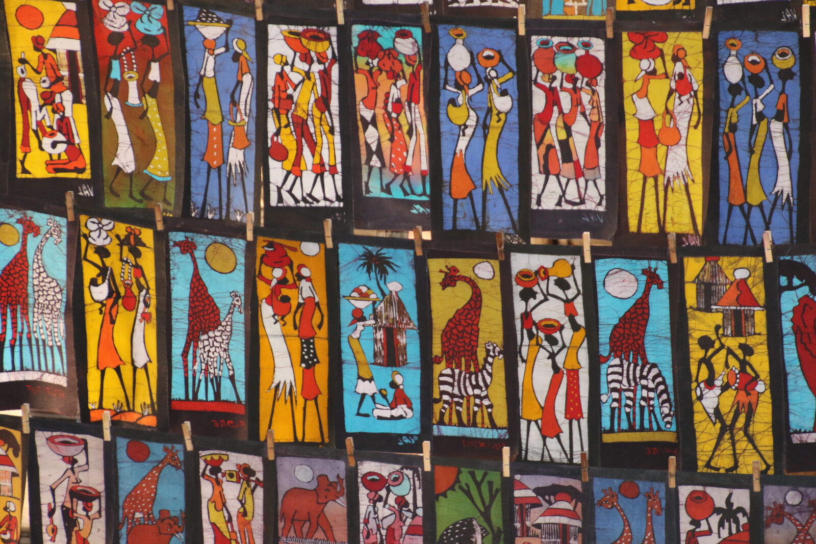 Canon EOS 7D Mark II sample photo. Africa, art, colorful, market photography