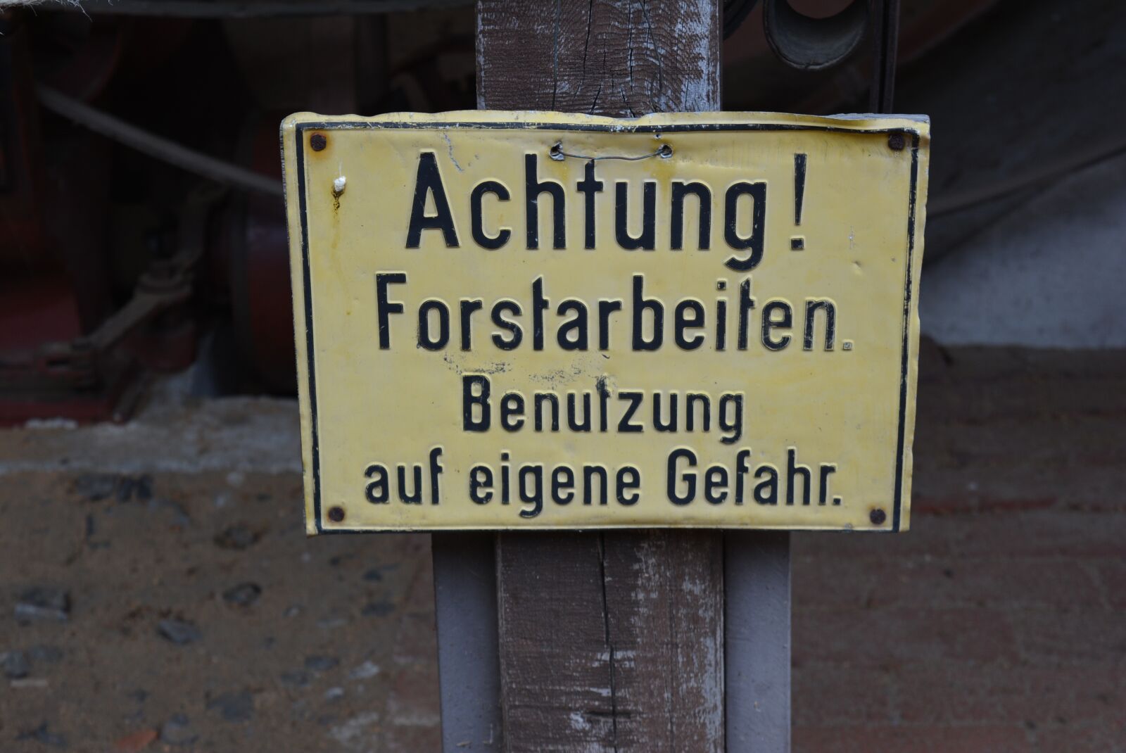 Nikon D5200 sample photo. Warning, shield, attention photography