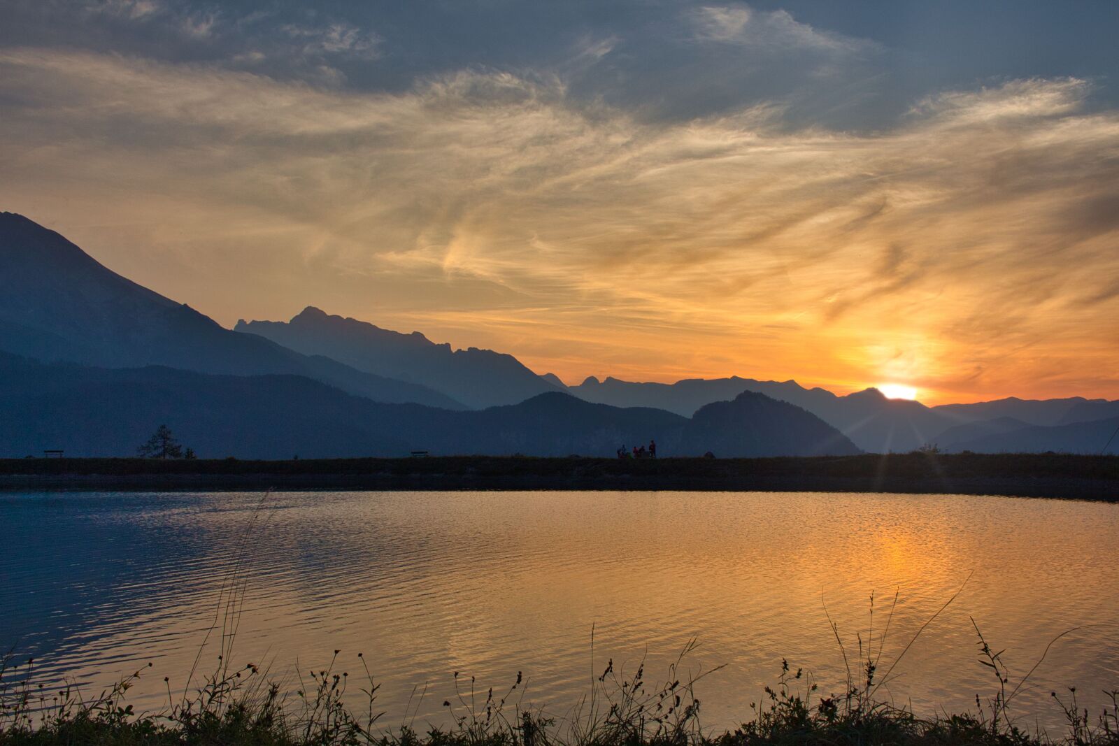 Canon EOS 700D (EOS Rebel T5i / EOS Kiss X7i) sample photo. Sonnenuntergang, berchtesgaden, berge photography