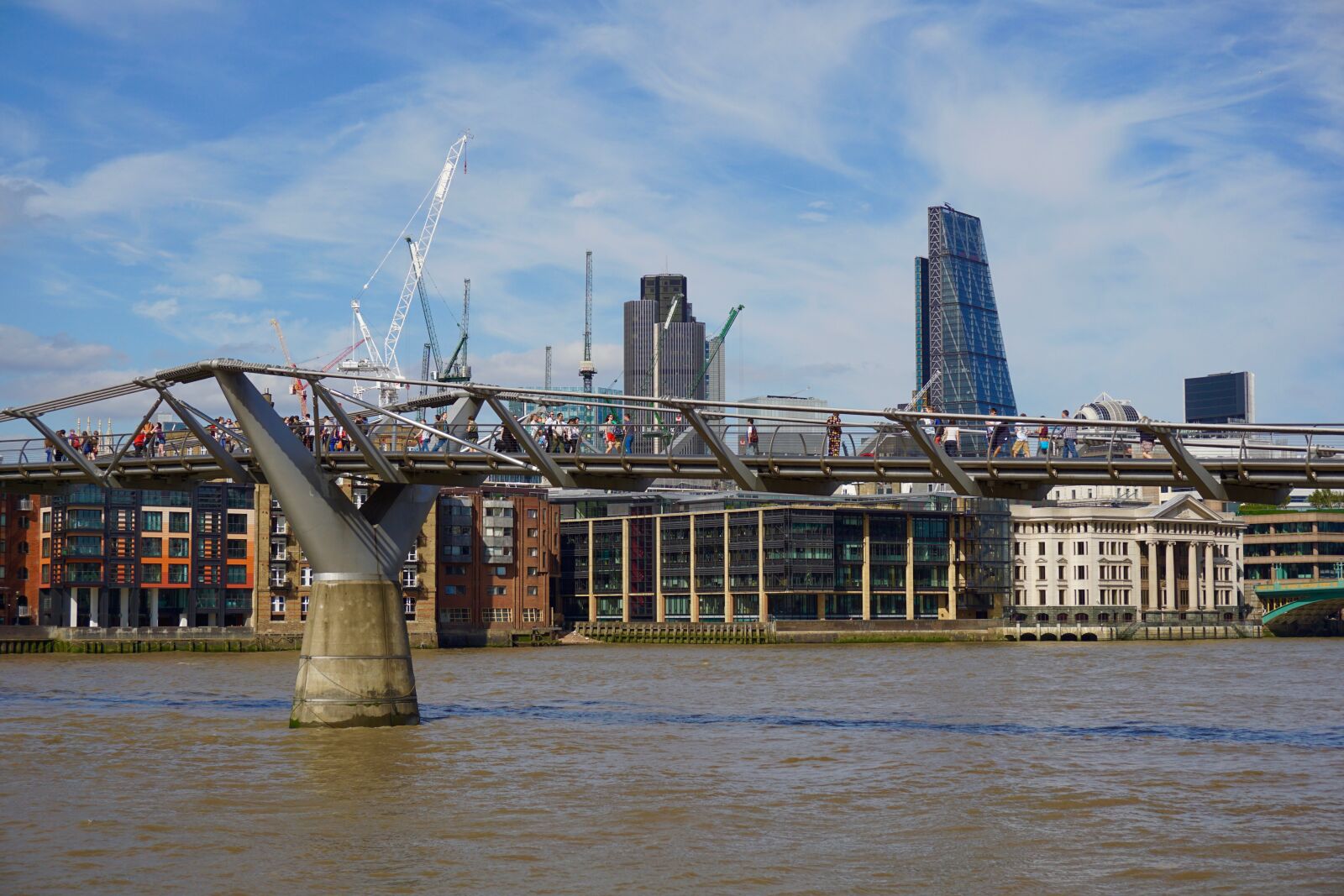 Sony a5100 sample photo. The millenium bridge, london photography