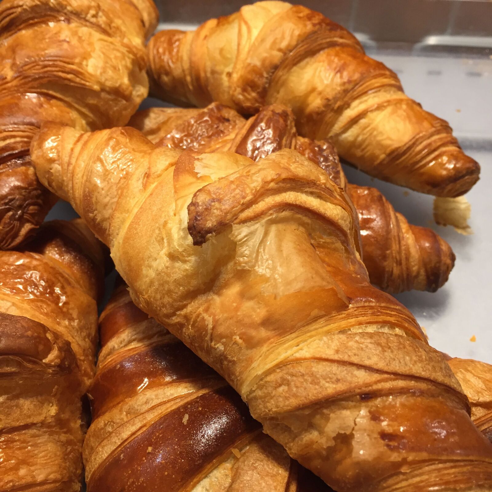 Apple iPhone 6 sample photo. Croissant photography