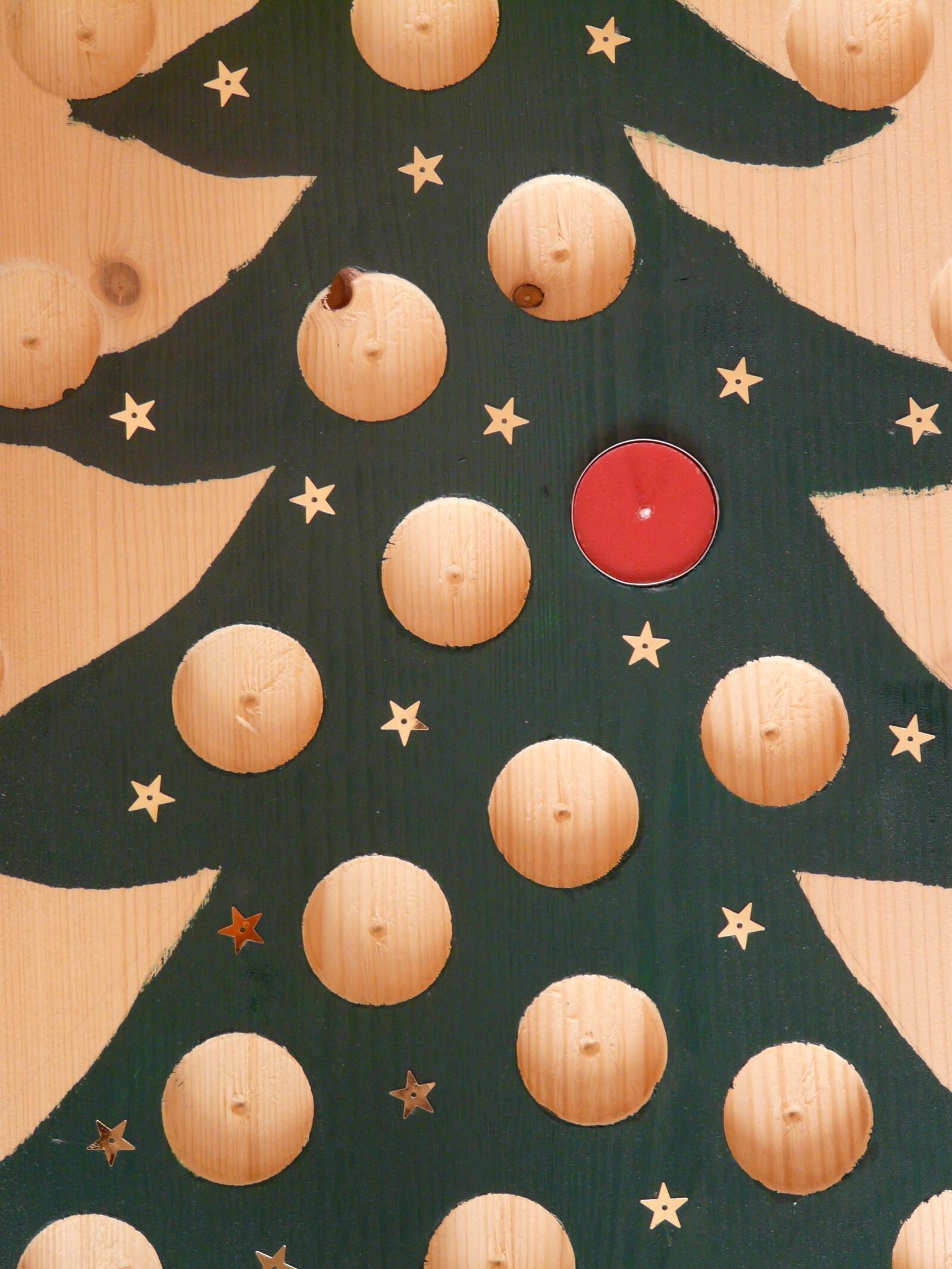 Panasonic DMC-FZ18 sample photo. Fir tree, advent calendar photography