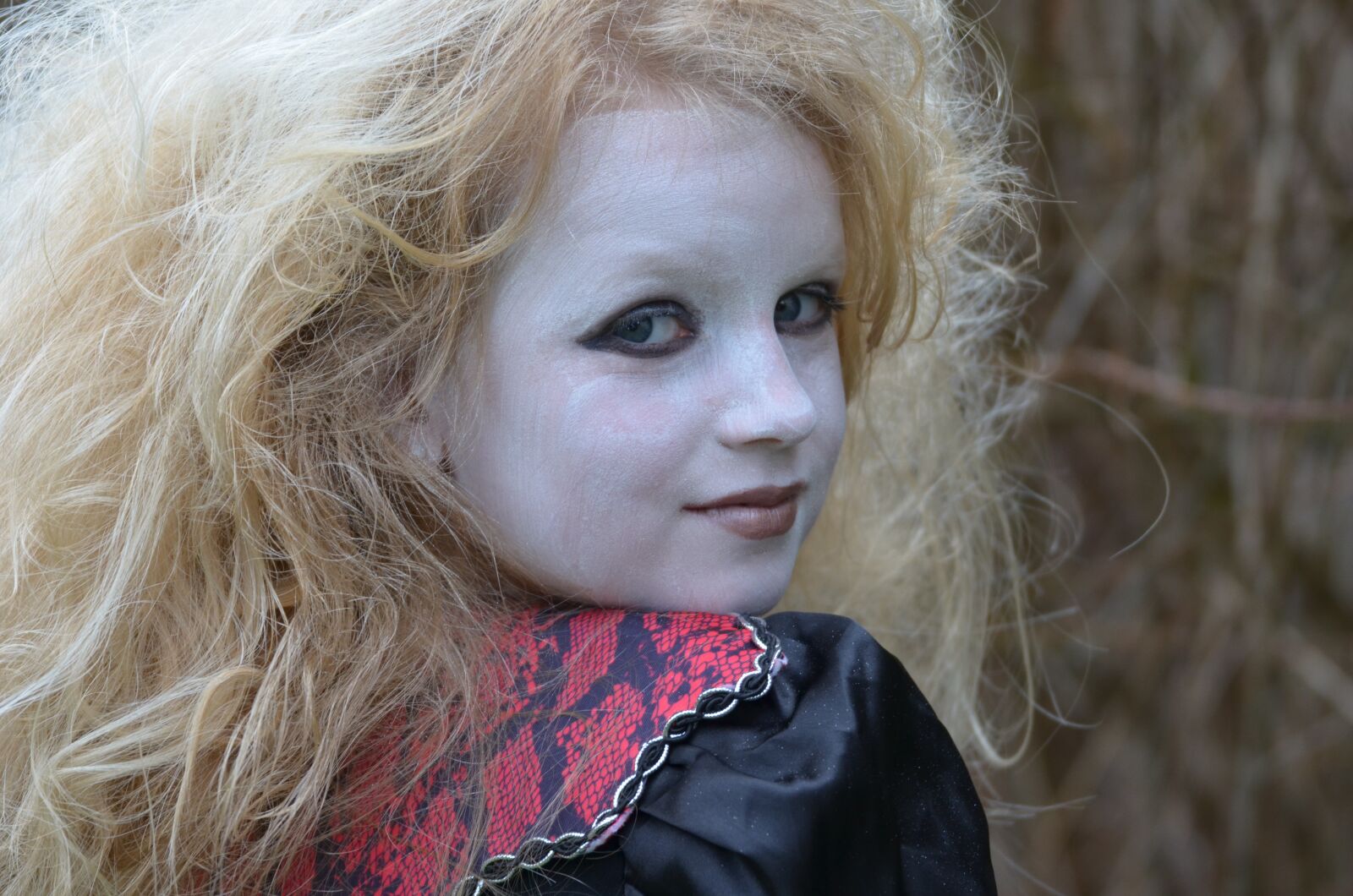 Nikon D5100 sample photo. The witch, carnival, child photography