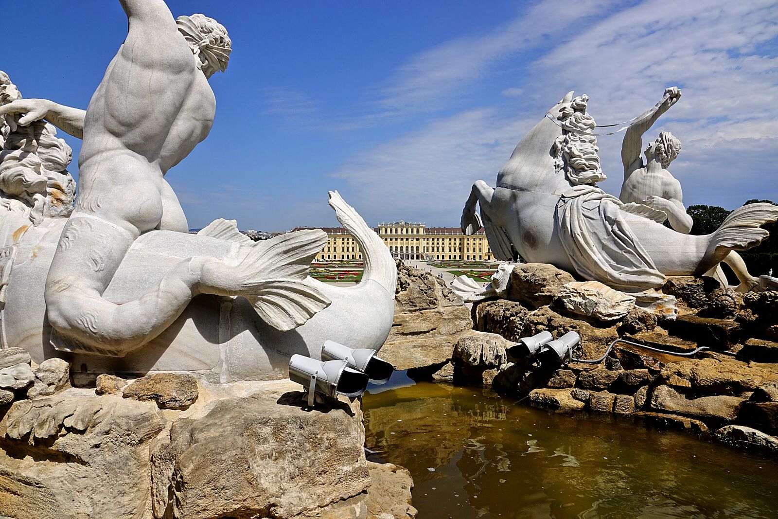 Sony Cyber-shot DSC-RX10 III sample photo. Vienna, schönbrunn, fountain photography