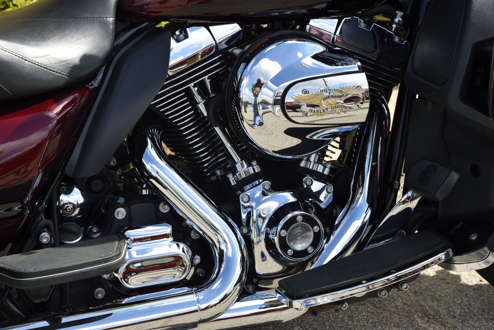 Nikon D3300 sample photo. Motorcycle, engine, chrome photography