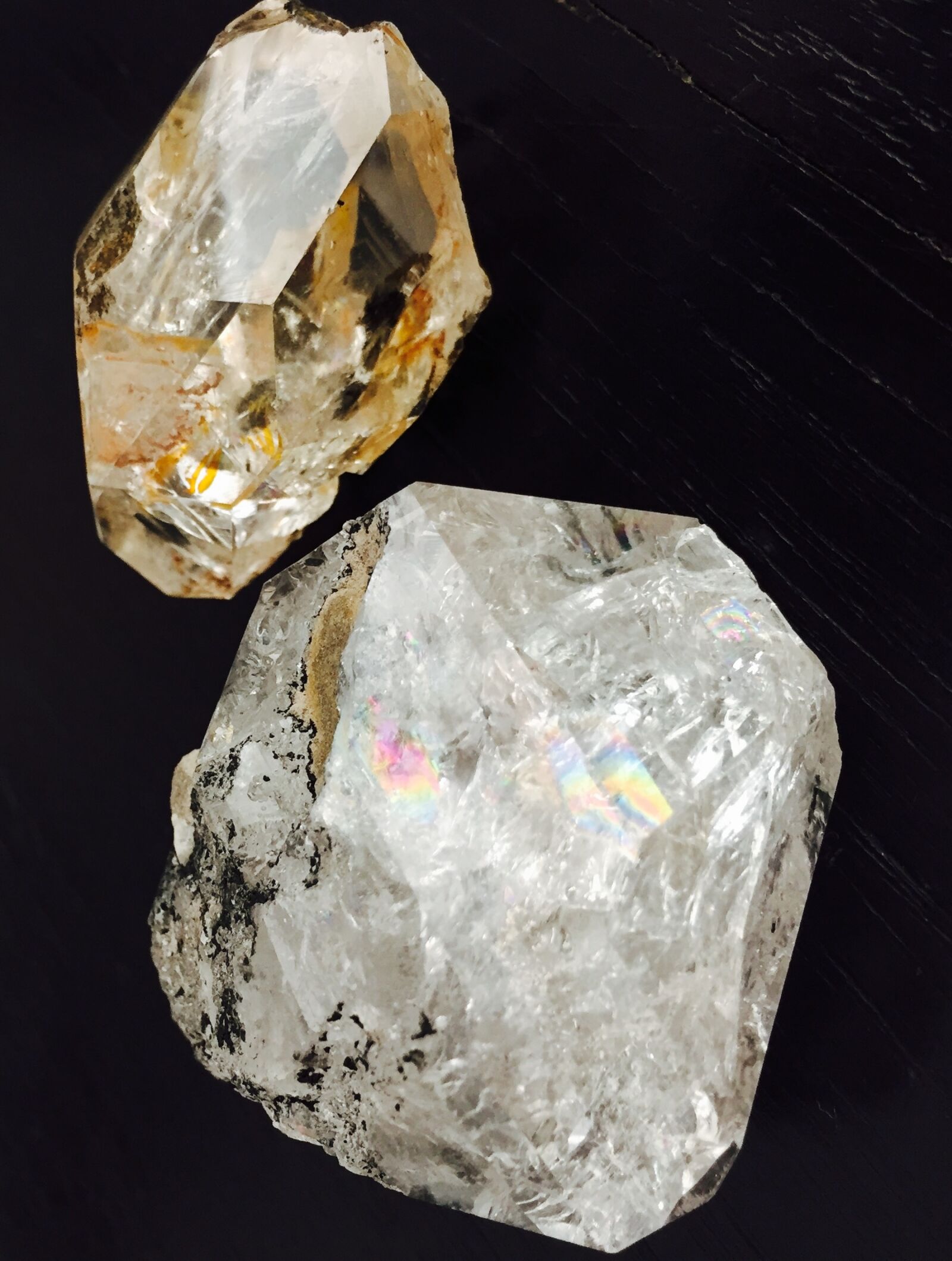 Apple iPhone 6 sample photo. Herkimer diamond, quartz, healing photography
