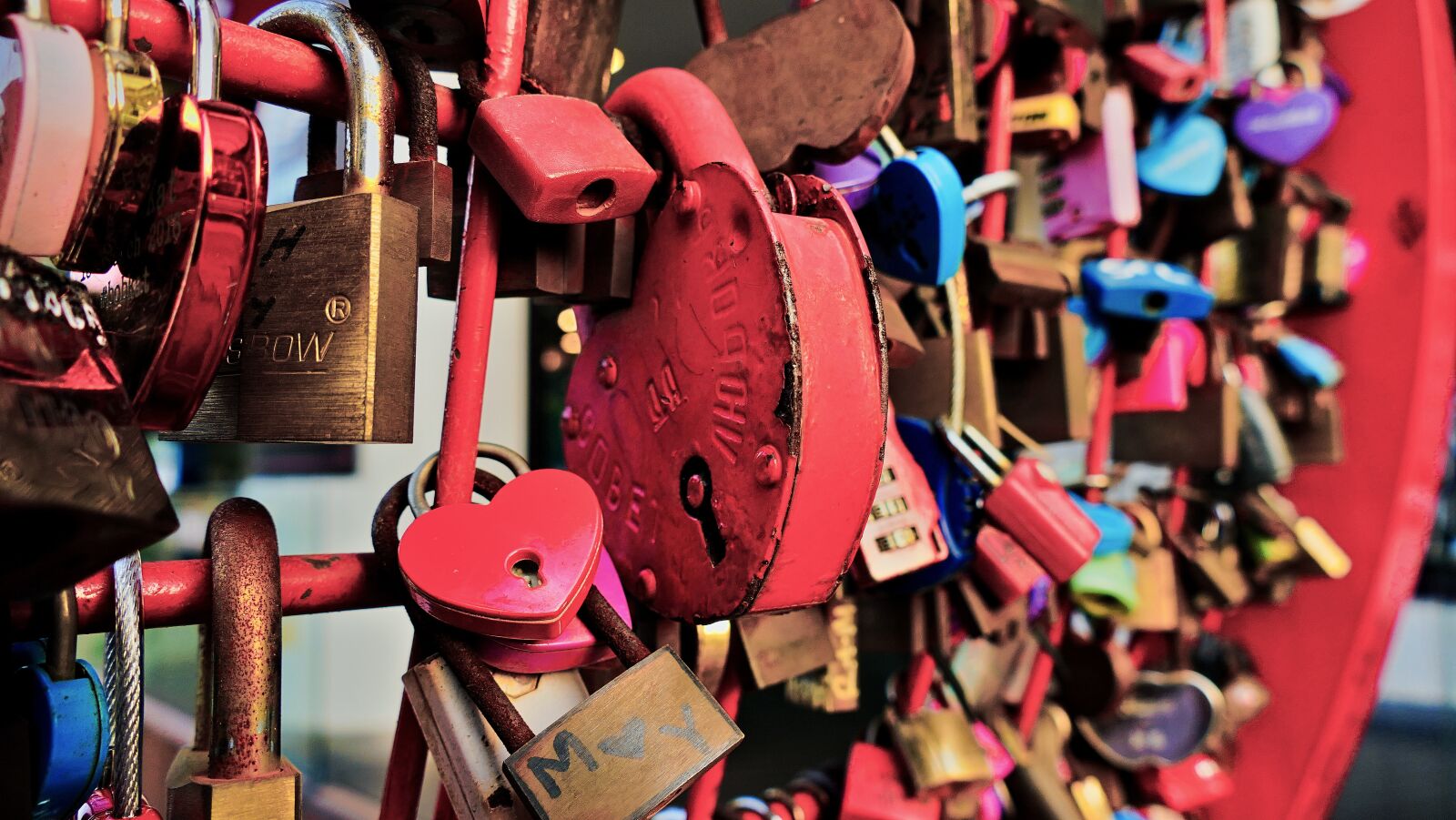 Panasonic Lumix DMC-FZ1000 sample photo. By wlodek, padlocks, happiness photography