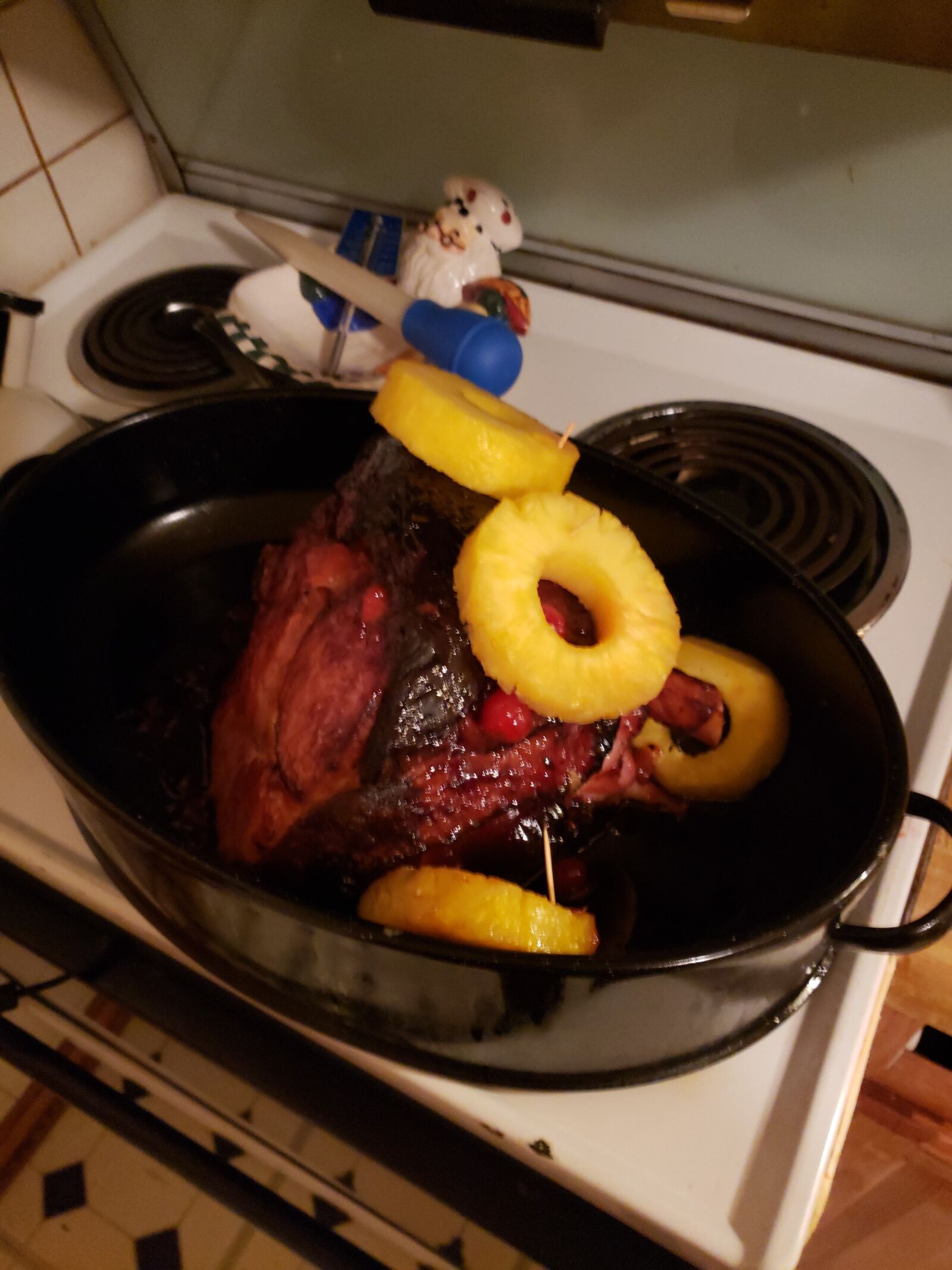 Samsung Galaxy Note9 sample photo. Ham, cooked ham, pineapple photography