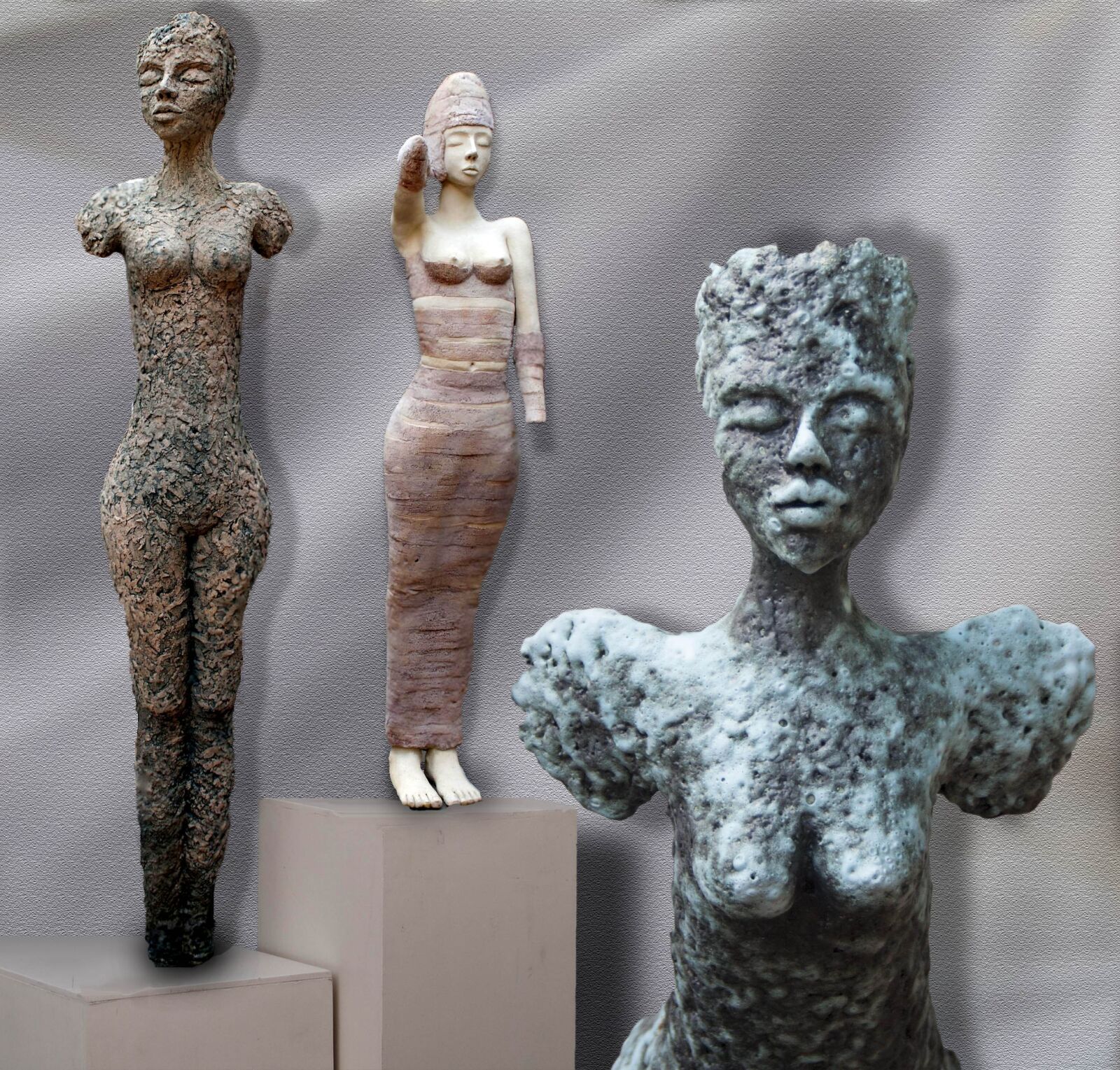 Canon EF-S 18-55mm F3.5-5.6 II sample photo. Ceramic, art, figure photography