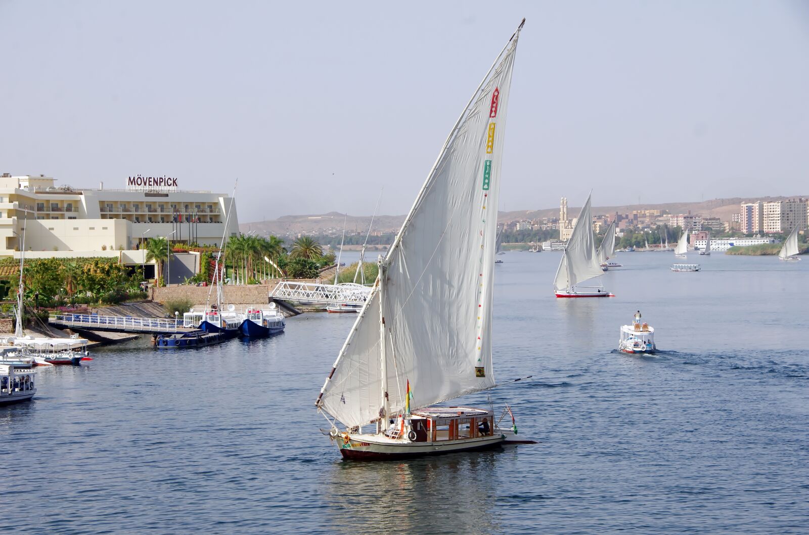 Pentax K-5 sample photo. Egypt, aswan, felucca photography