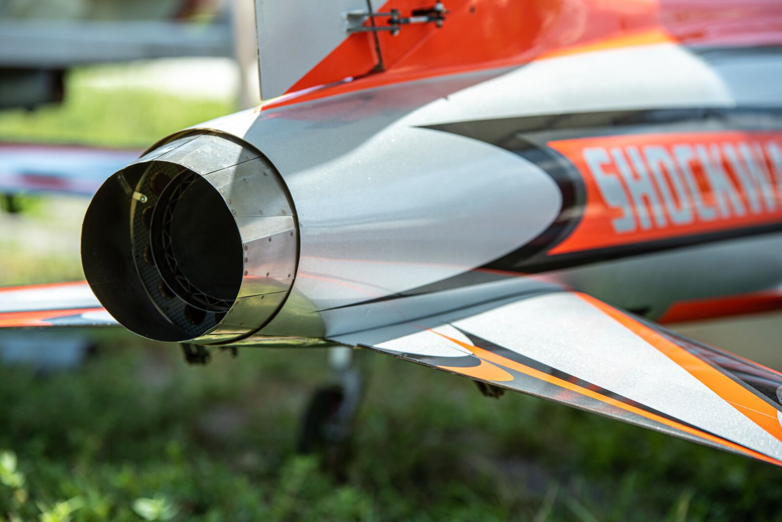 Nikon D750 sample photo. Model airplane, afterburner, jet photography
