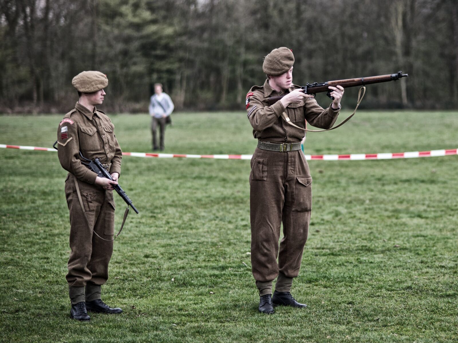 Nikon D610 sample photo. Re-enactors, british, liberation photography