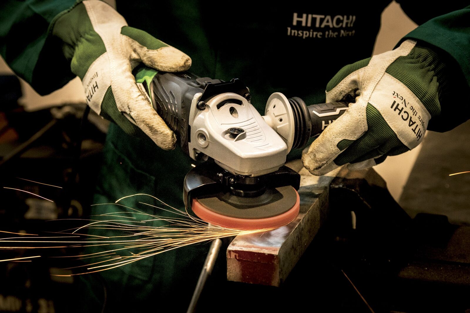 Nikon D800 sample photo. Grinder, hitachi, power tool photography