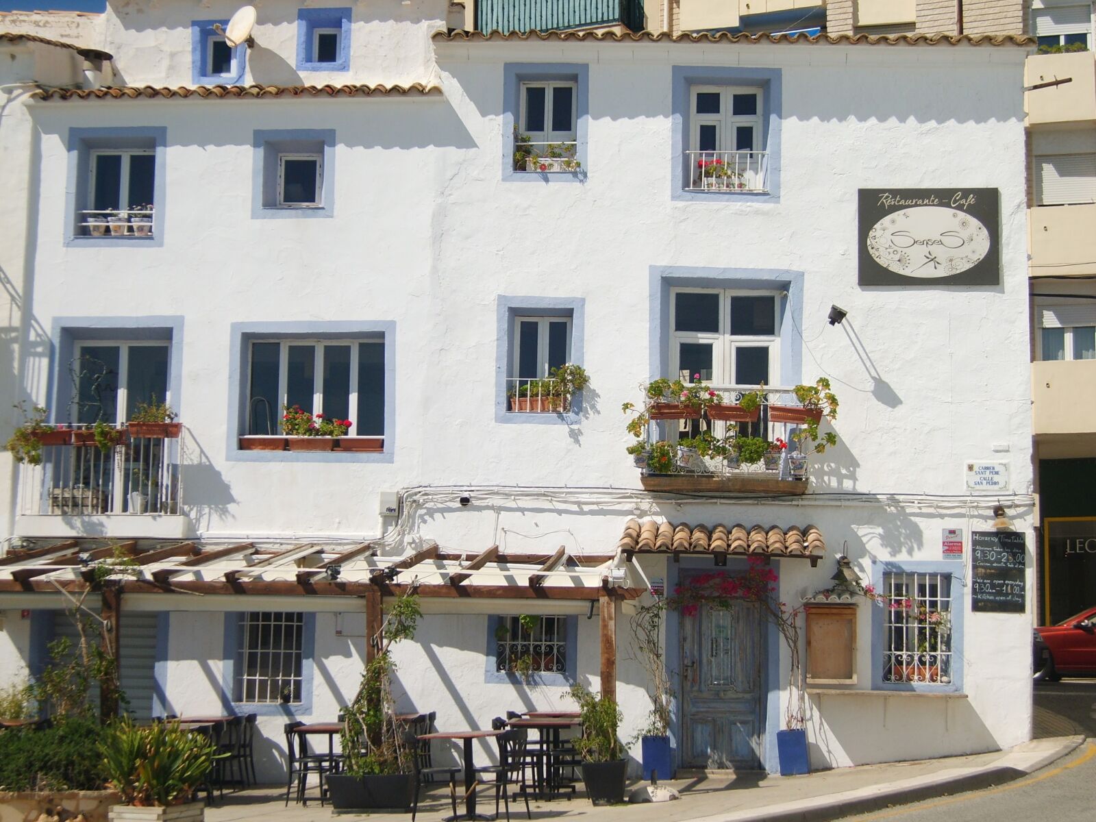 Samsung Digimax S830 / Kenox S830 sample photo. Altea, spain, houses photography