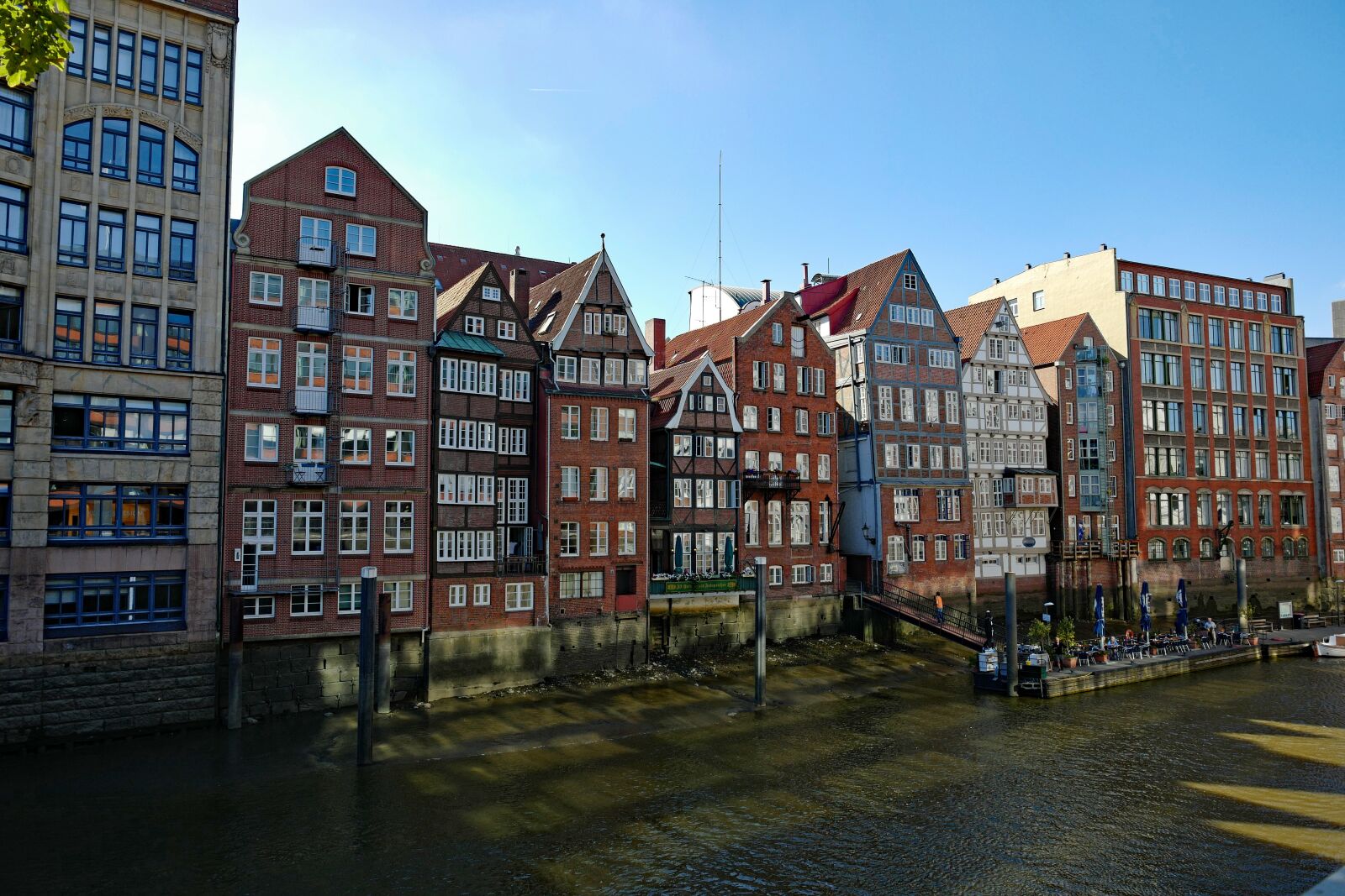 Leica CL sample photo. Hamburg, historical houses, old photography