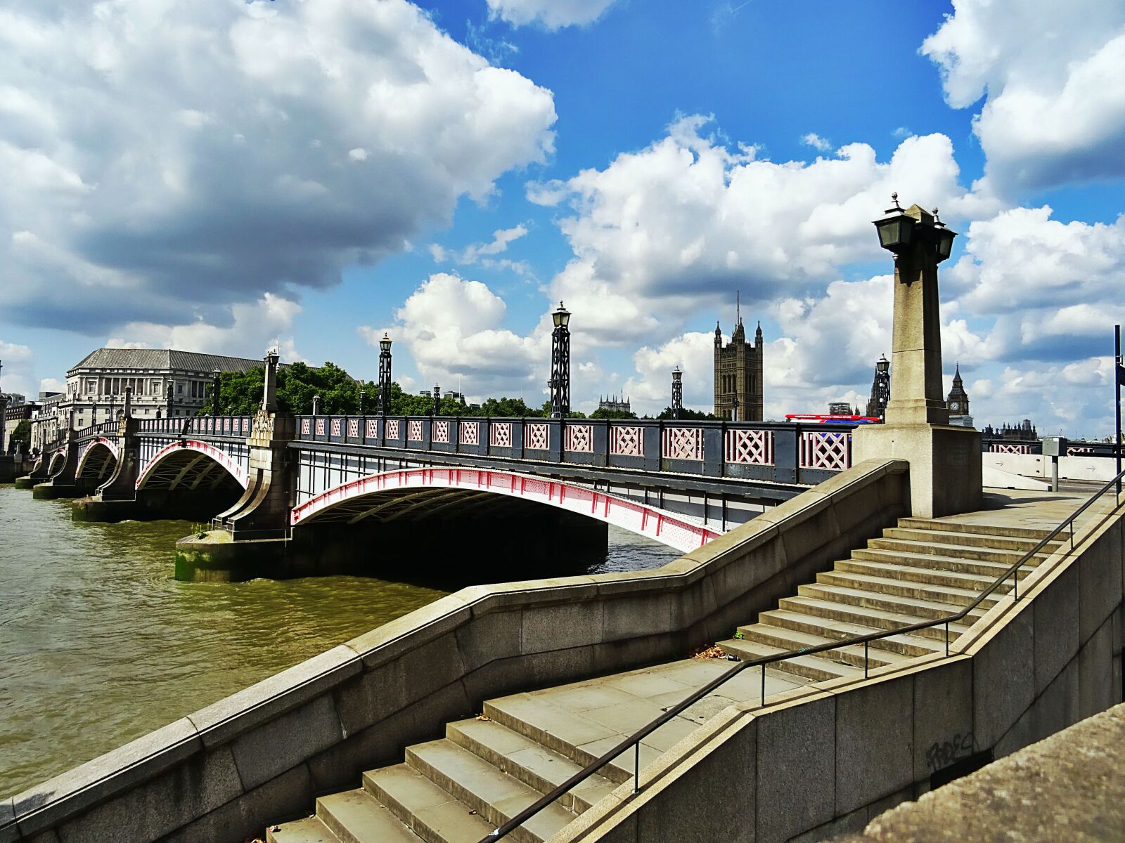 Sony DSC-HX60 sample photo. Architecture, bridge, cityscape, clouds photography