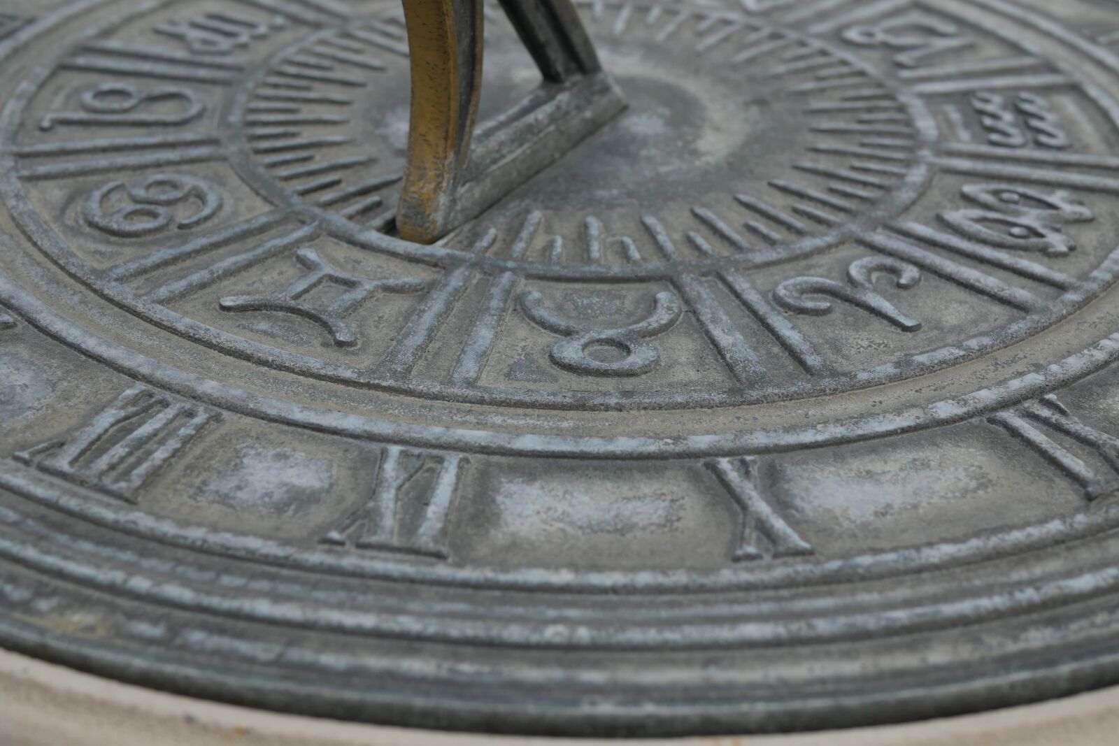 Panasonic Lumix DMC-GH4 sample photo. Sundial, time, old photography