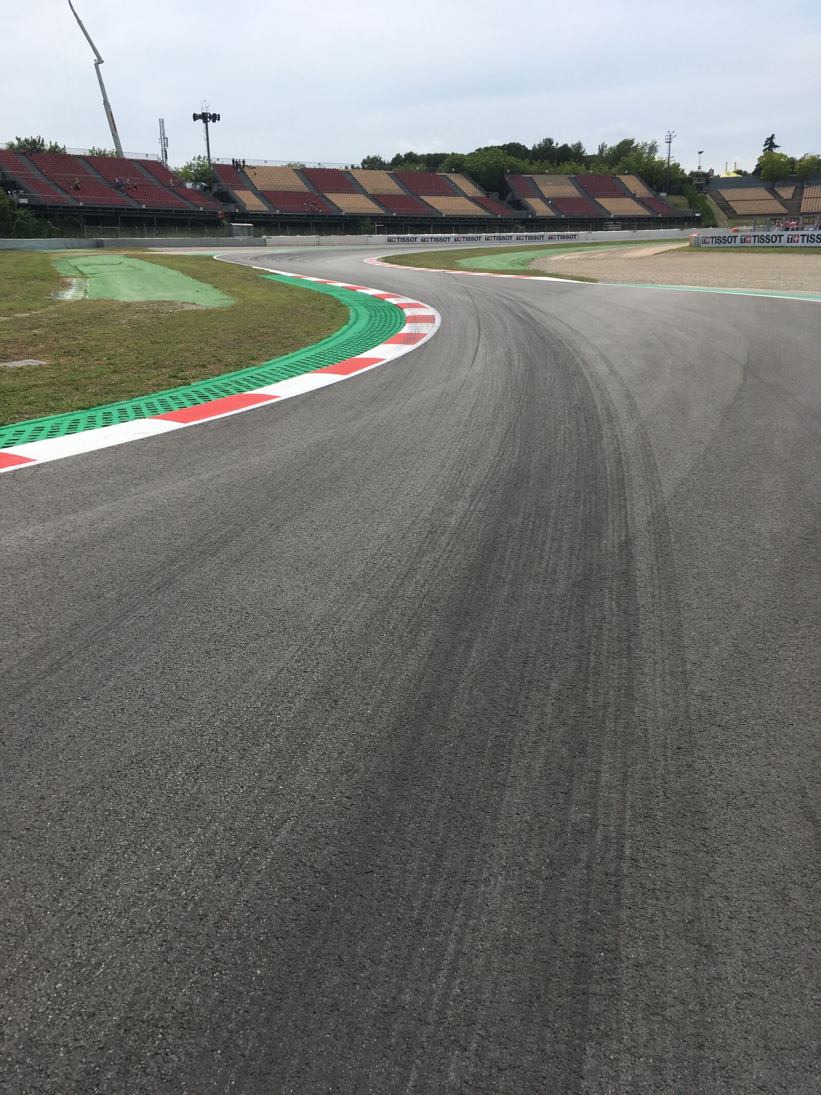 iPhone SE back camera 4.15mm f/2.2 sample photo. Circuit, barcelona, motorcycle photography