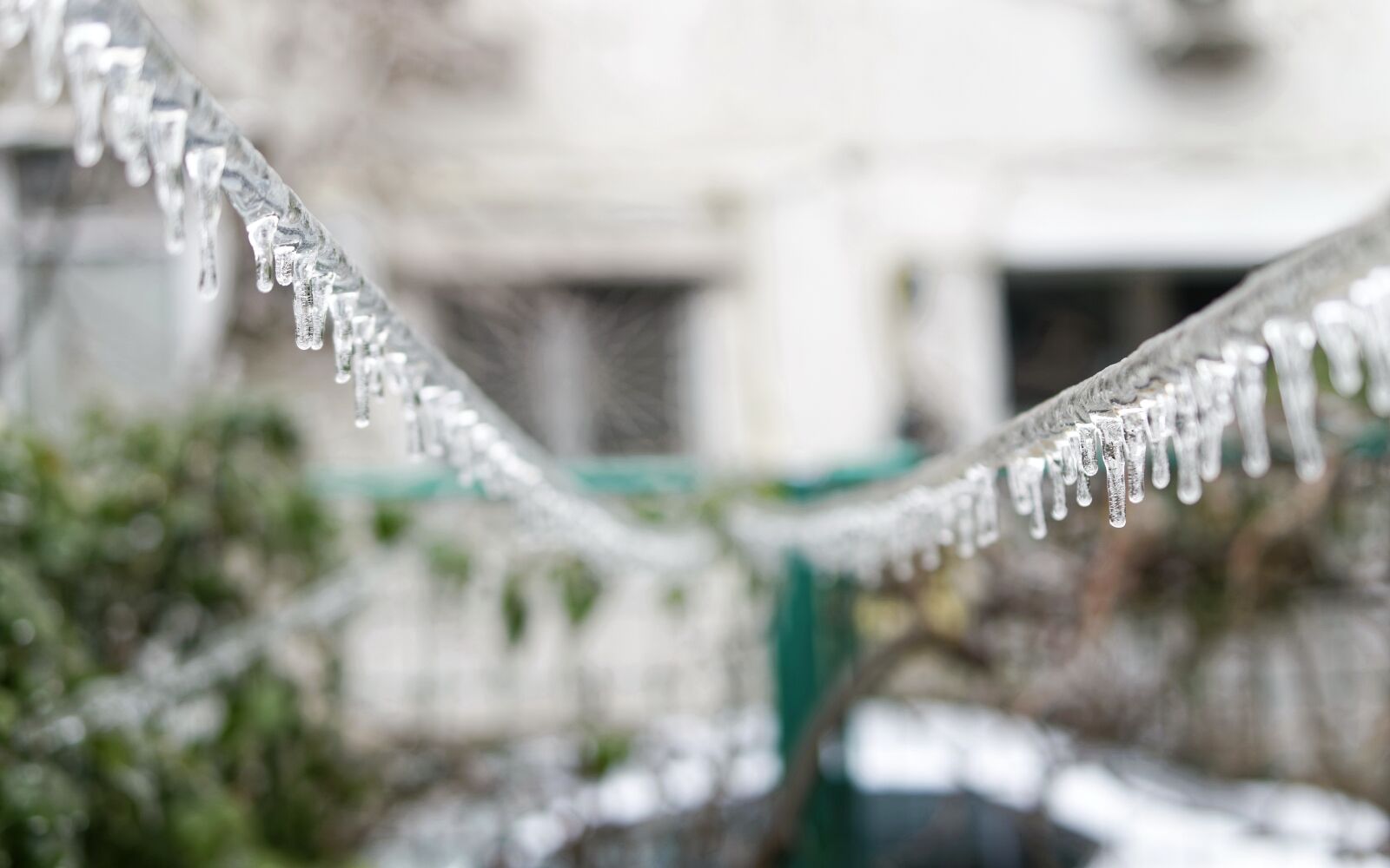 Nikon D5300 sample photo. Icicles, ice, threads photography