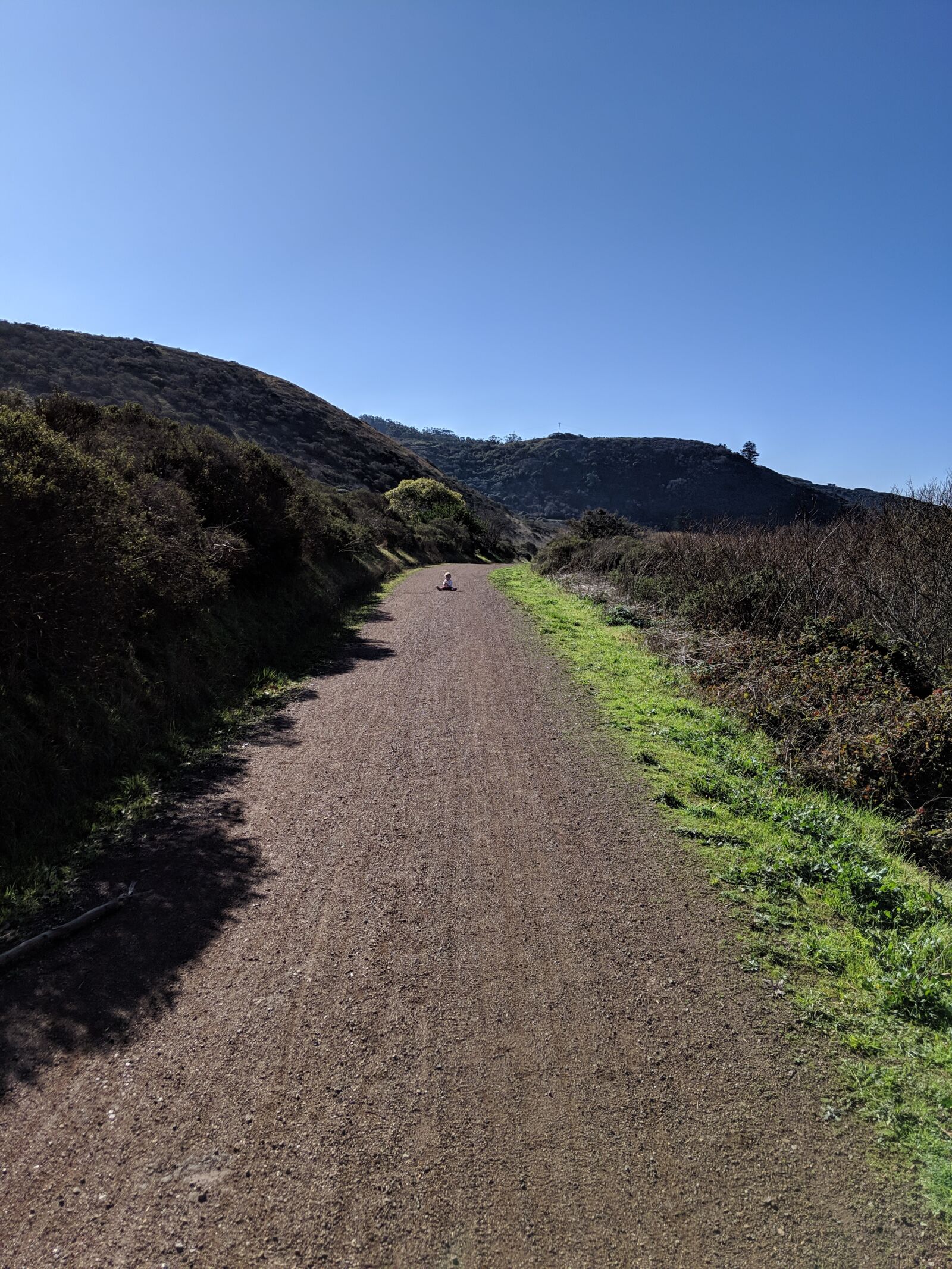Google Pixel 3 sample photo. Road, sky, hiking photography