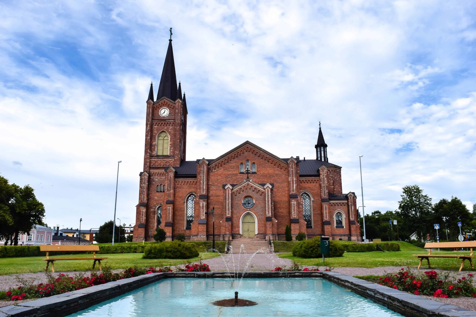 Nikon D3300 sample photo. Catholic church, water, architecture photography