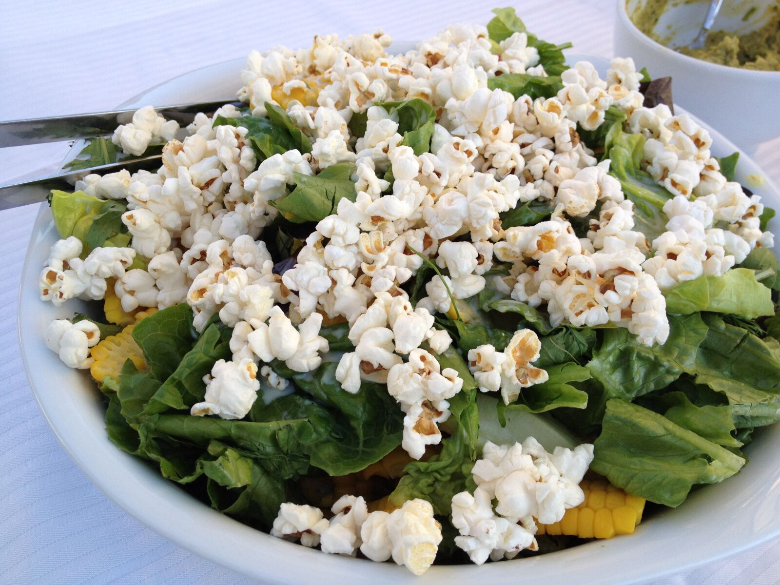 Apple iPhone 4S sample photo. Salad, popcorn, salad bowl photography