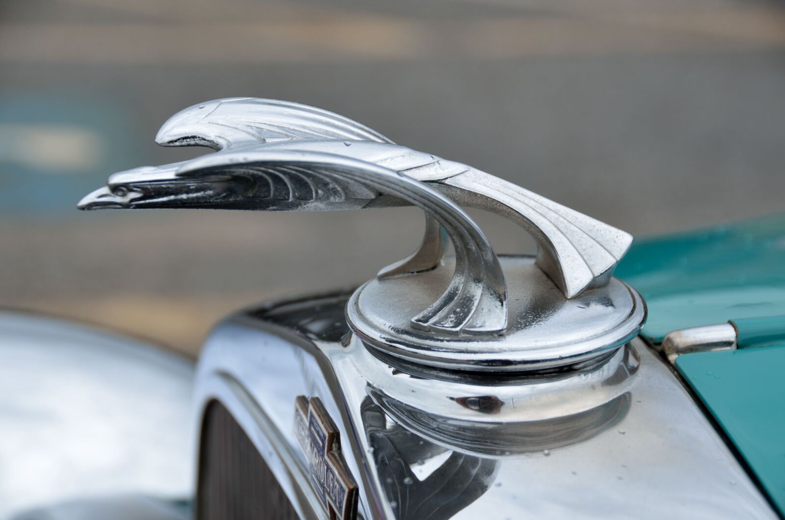 Nikon D7000 sample photo. Vintage, hood ornament, car photography