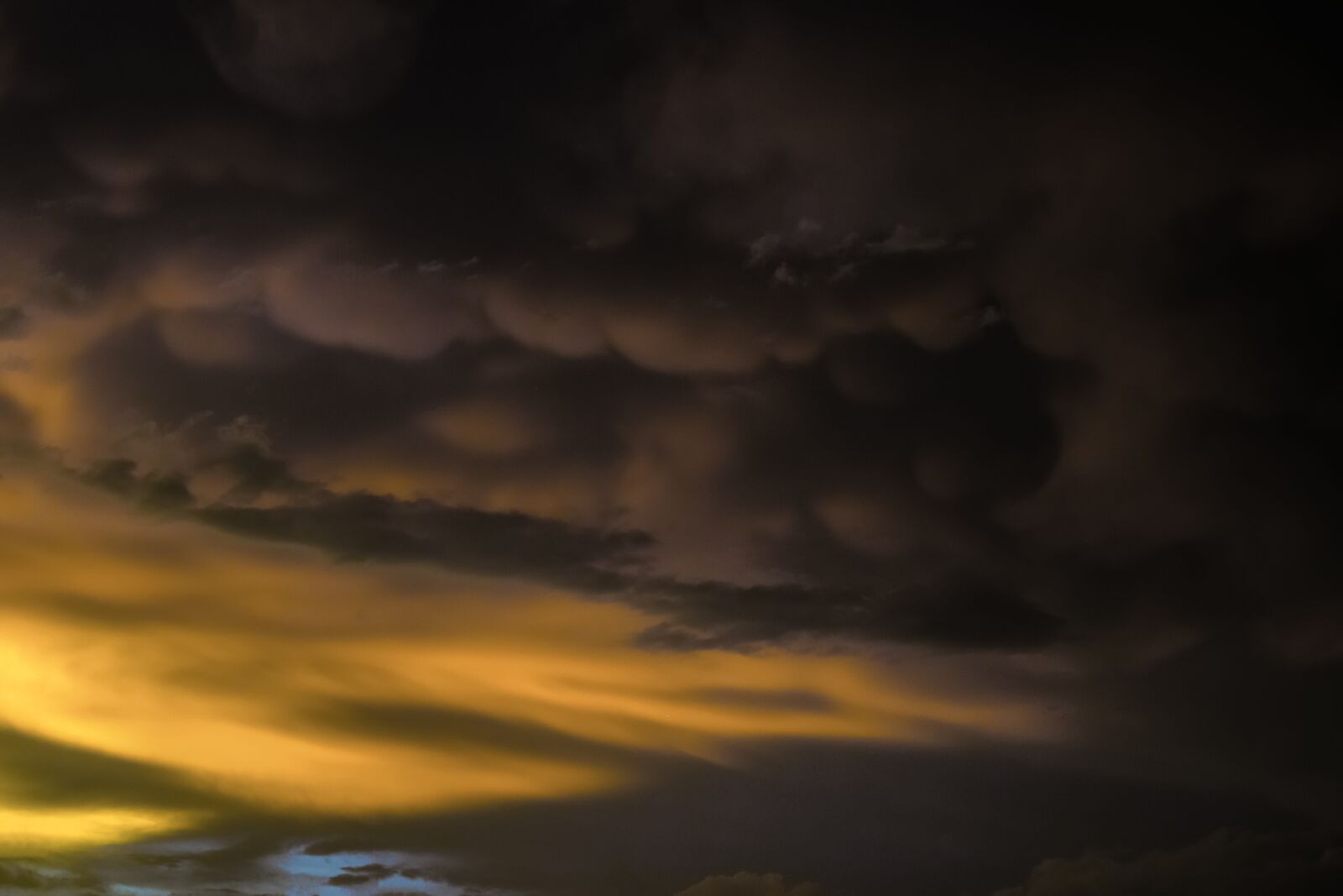 Nikon D3300 sample photo. Mammatus clouds, cumulus, mystical photography