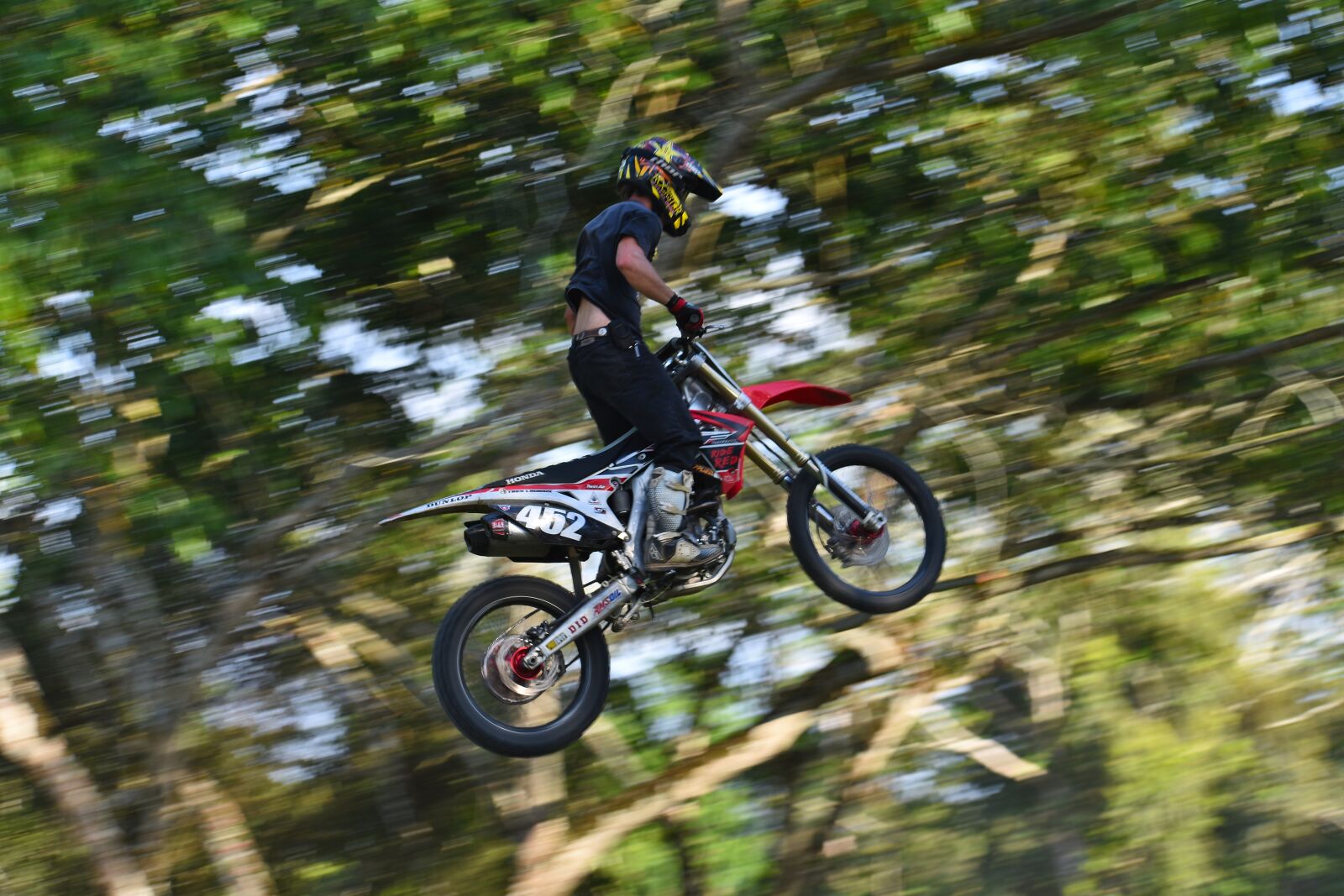 Nikon D7200 sample photo. Motocross, dirtbike, motion blur photography