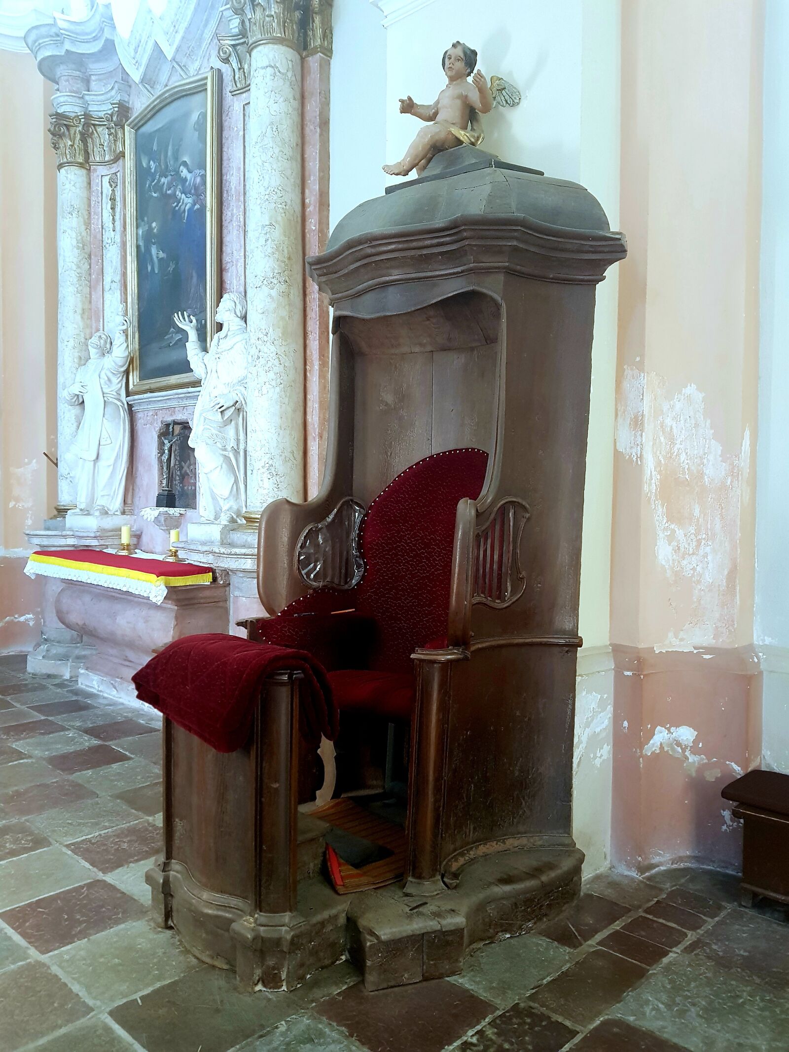 Samsung Galaxy S8 sample photo. Confessional, church, confession photography
