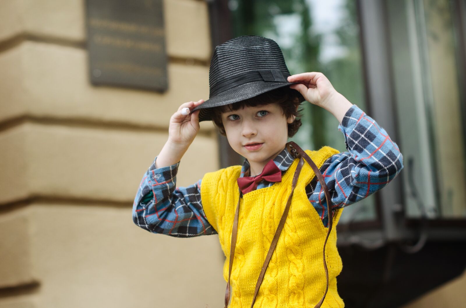 Nikon D5100 sample photo. Boy, kids, hat photography