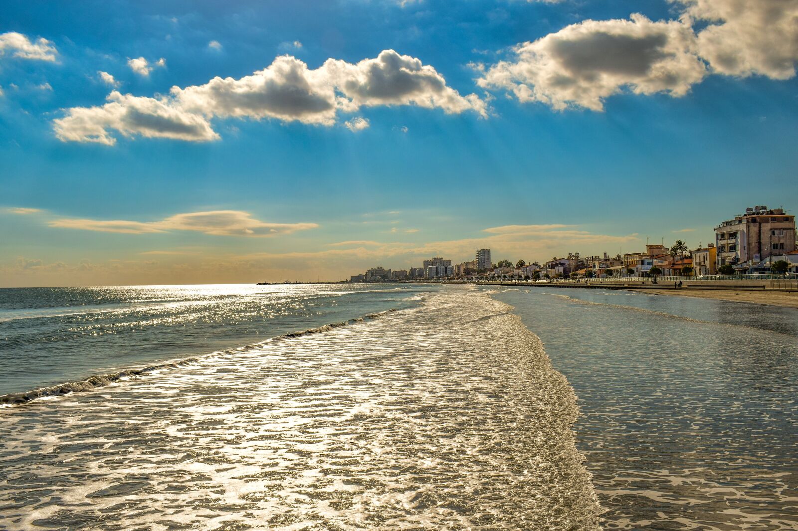 Nikon D3300 sample photo. Cyprus, larnaca, town beach photography