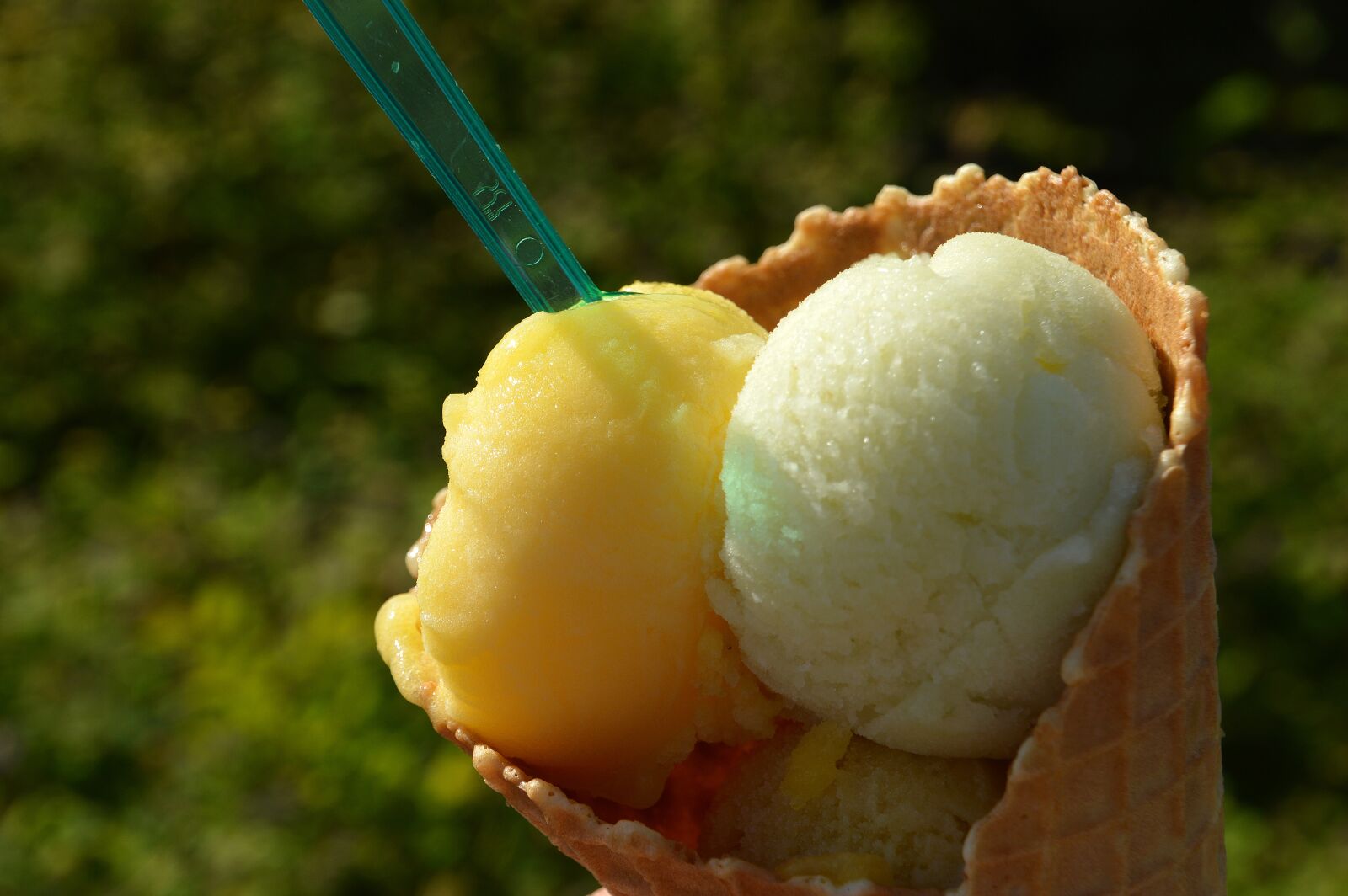 Nikon D3200 sample photo. Ice, ice three scoops photography