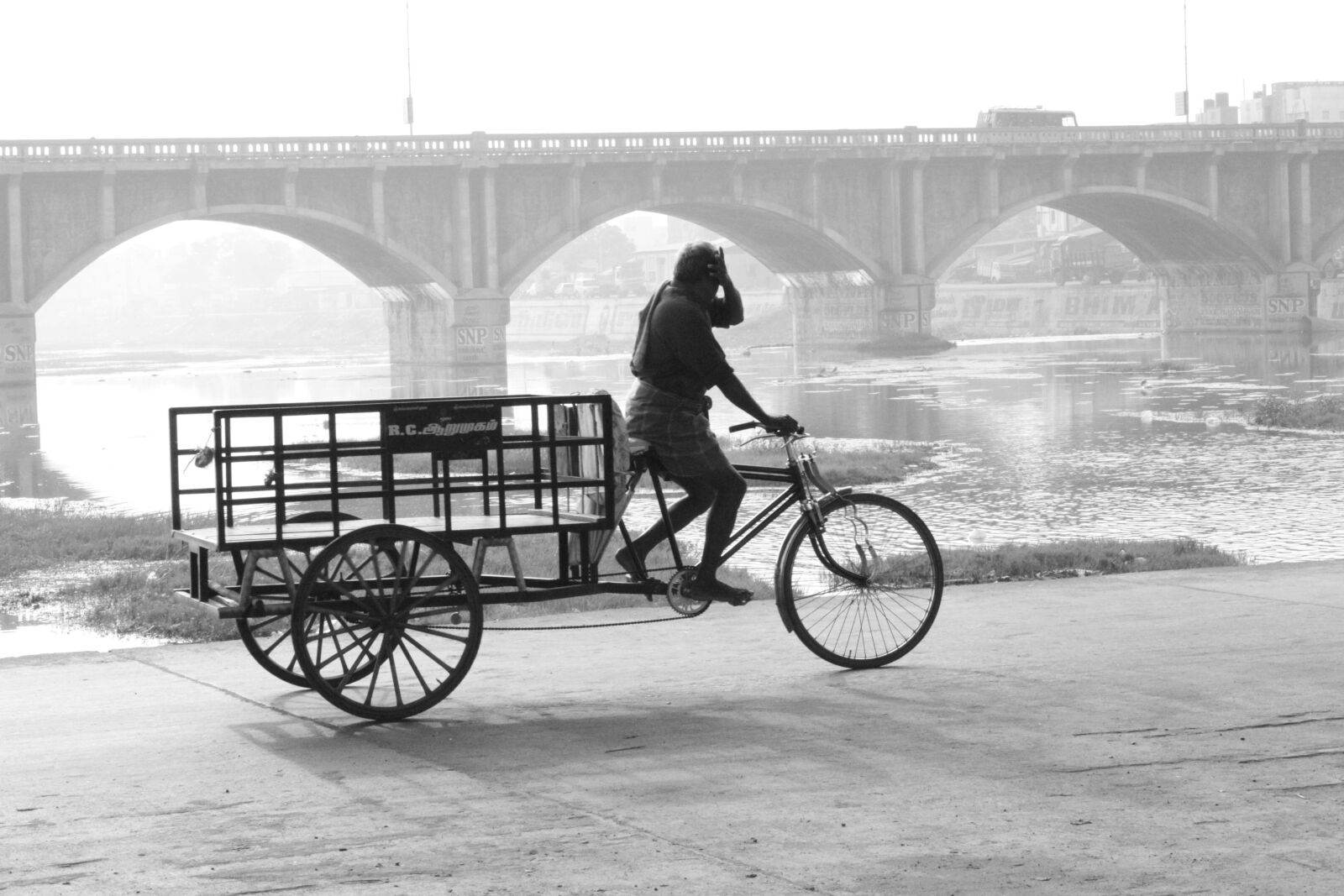 Canon EOS 5D Mark II sample photo. Cart, india, asia photography