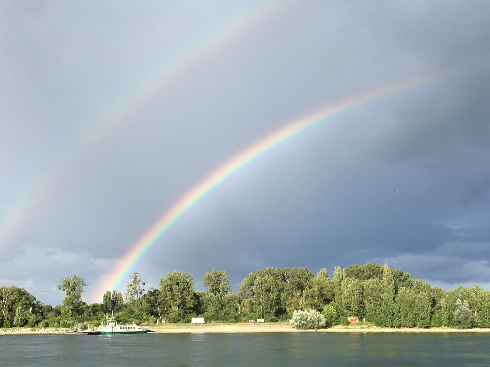 Apple iPhone 6s sample photo. Rainbow, guntersblum, rhine photography