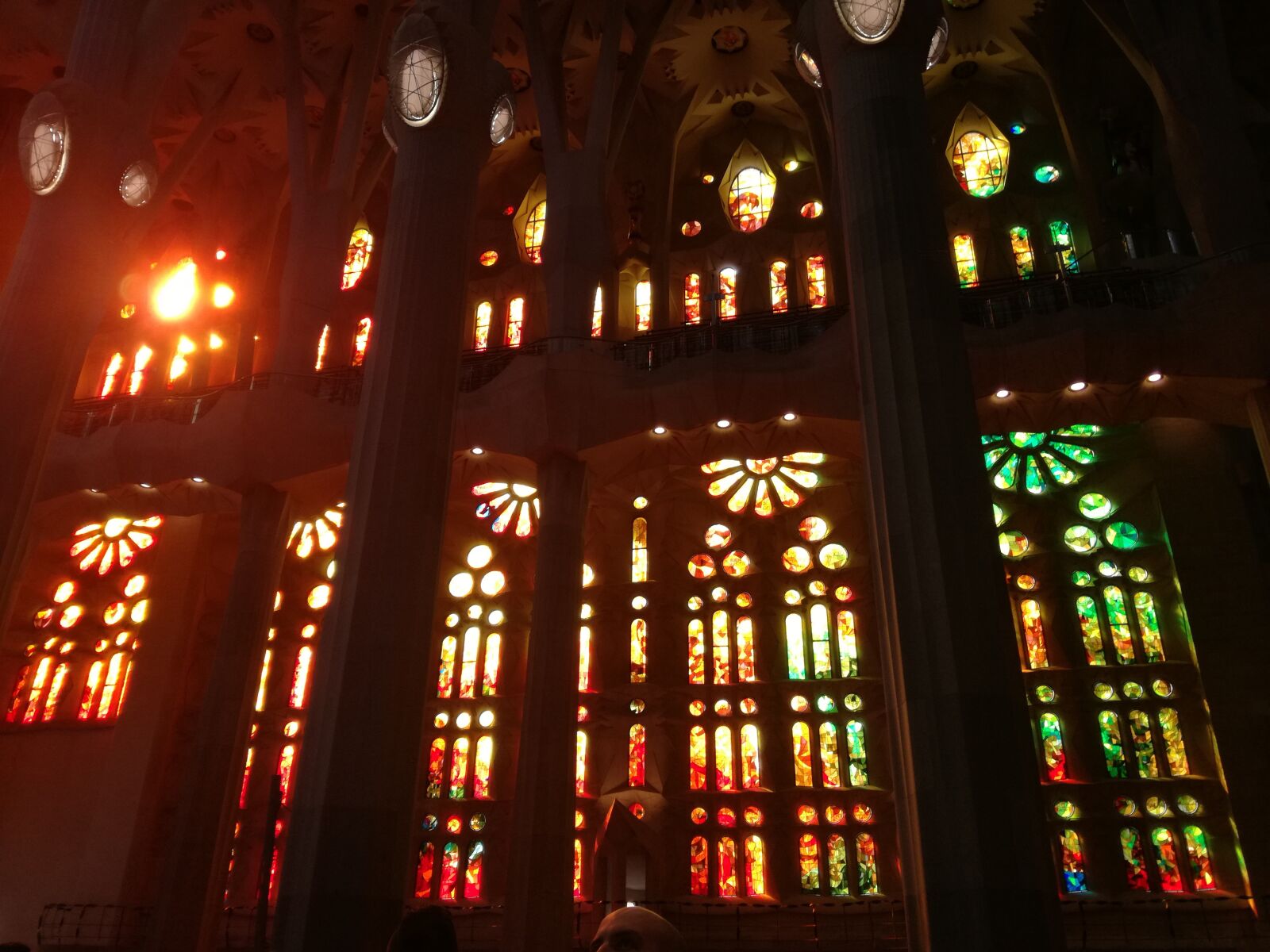 HUAWEI P9 LITE sample photo. Sagrada familia, colores, barcelona photography