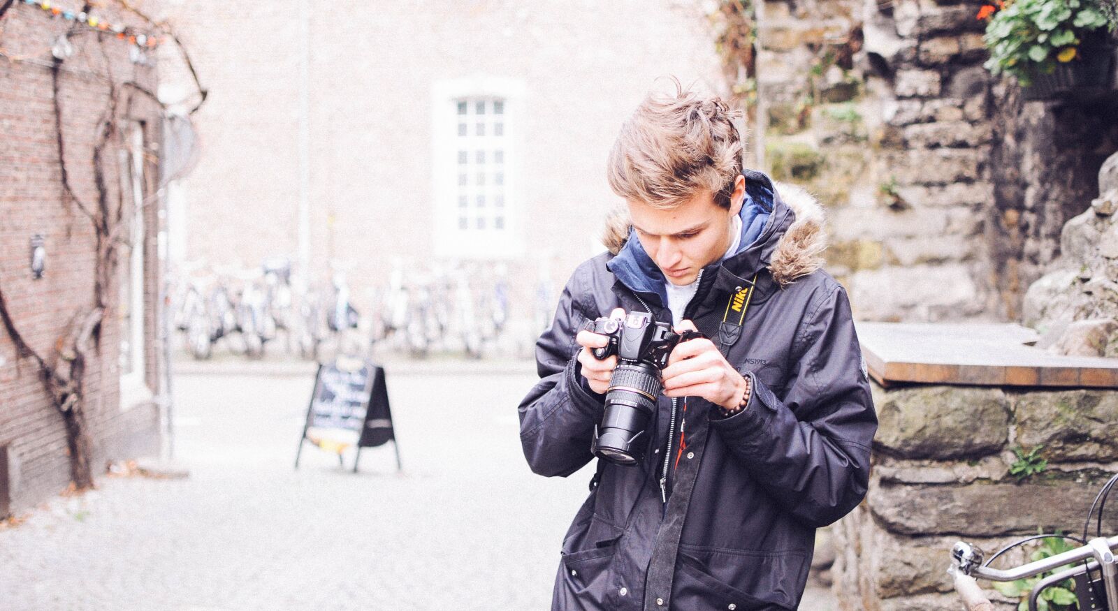 Nikon D90 sample photo. Analogue, camera, city photography