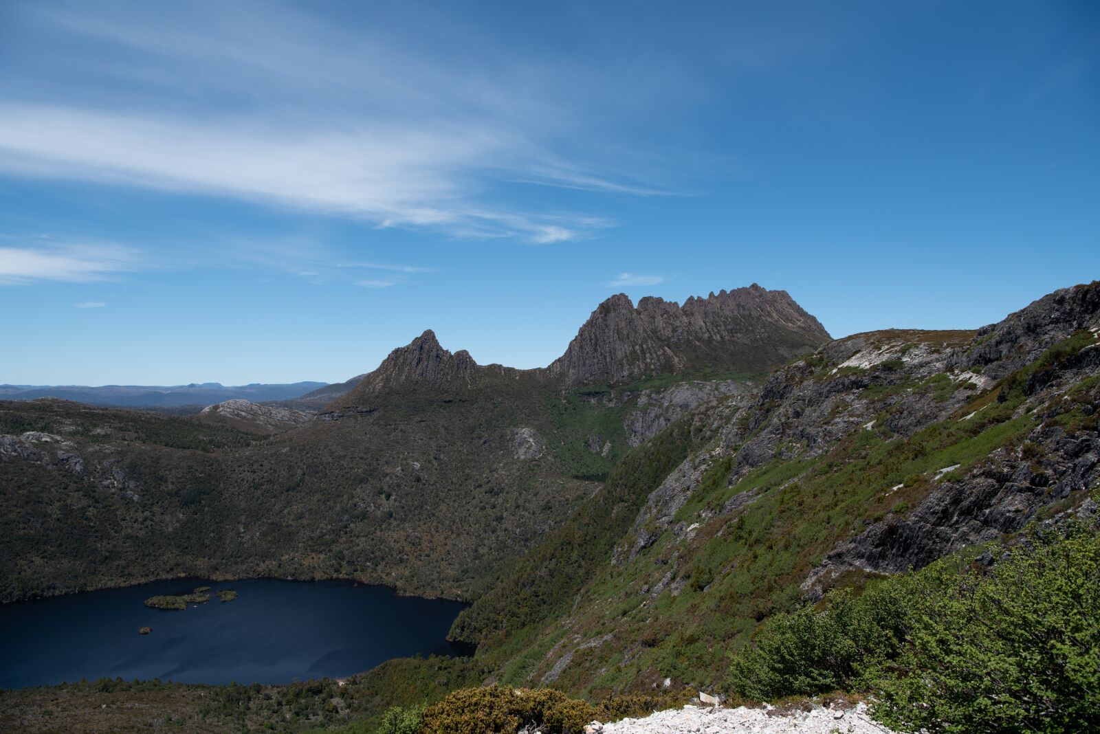 Nikon D750 sample photo. Cradle mountain, tasmania, view photography