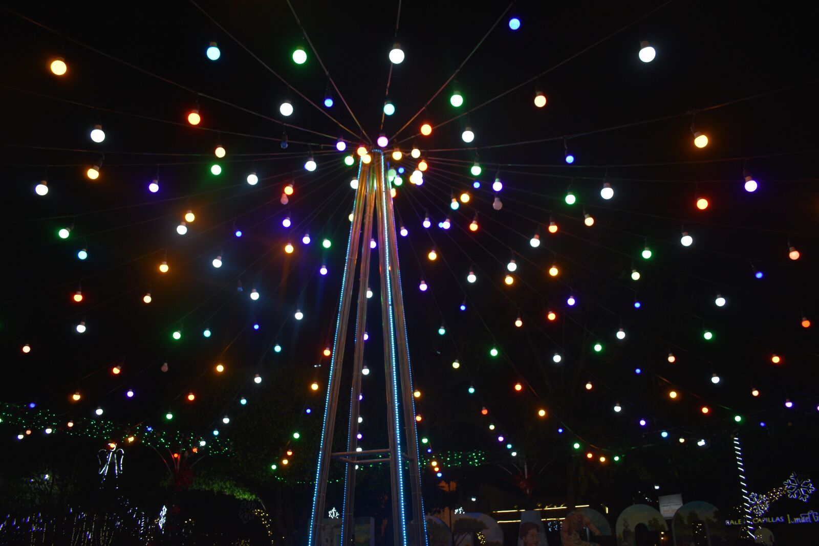 Nikon D3500 sample photo. Christmas, lights, decoration photography