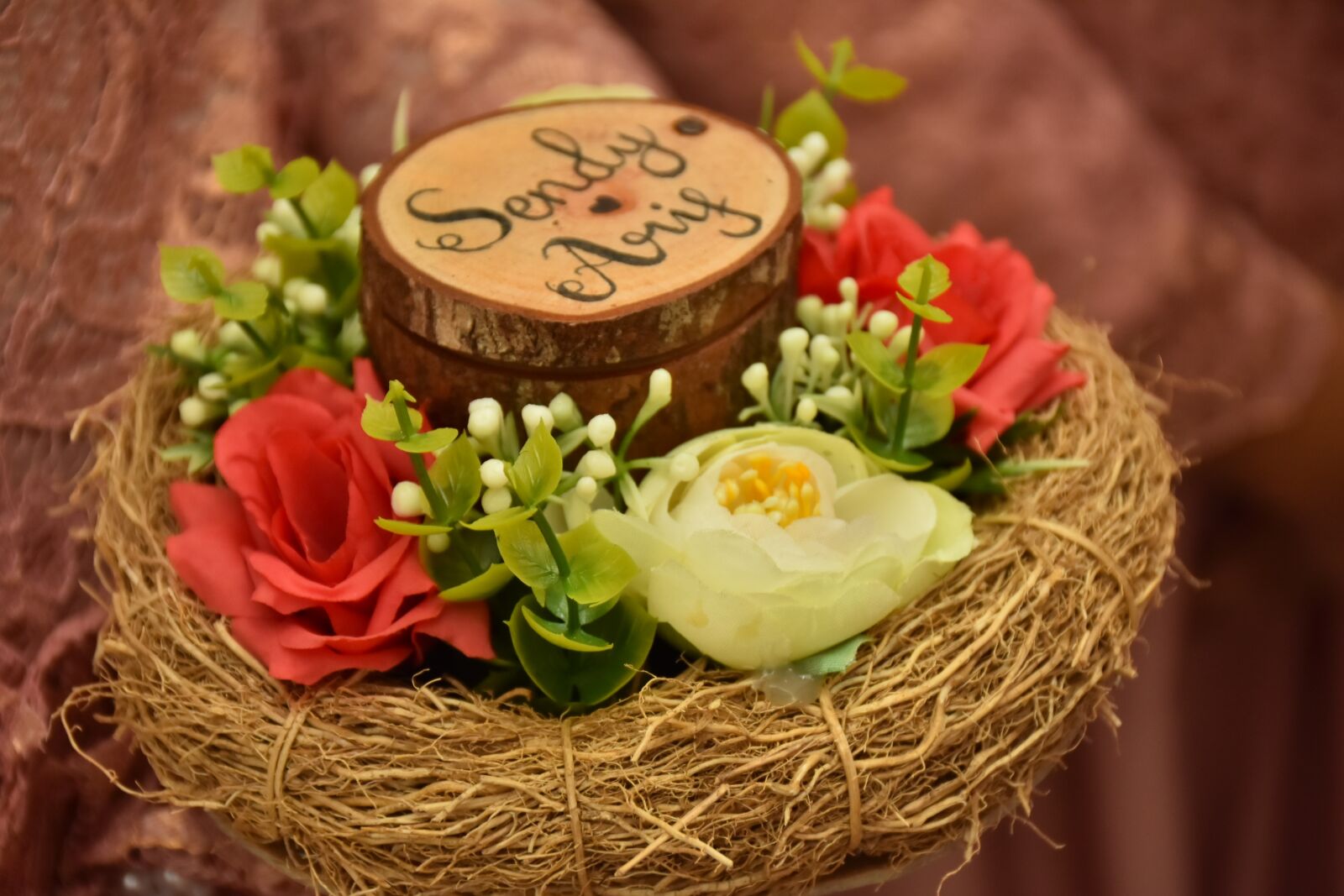 Nikon D7200 sample photo. Ring nest, ring, couple photography