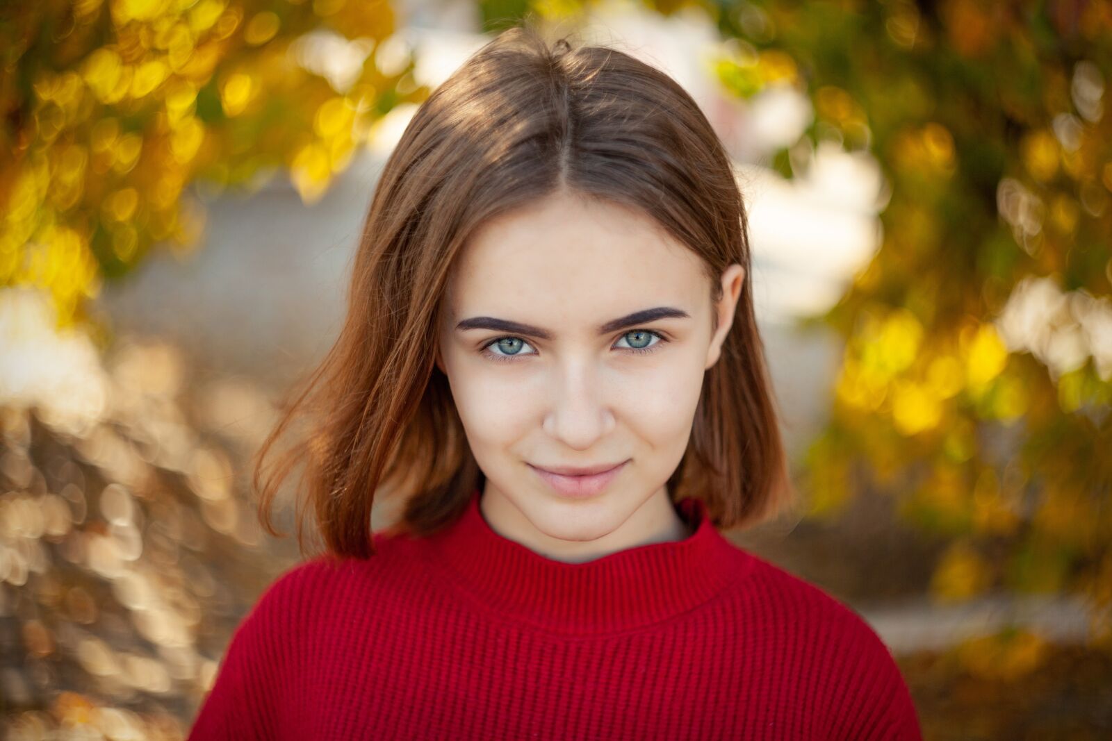 Canon EOS 5D Mark II sample photo. Girl, autumn, nature photography
