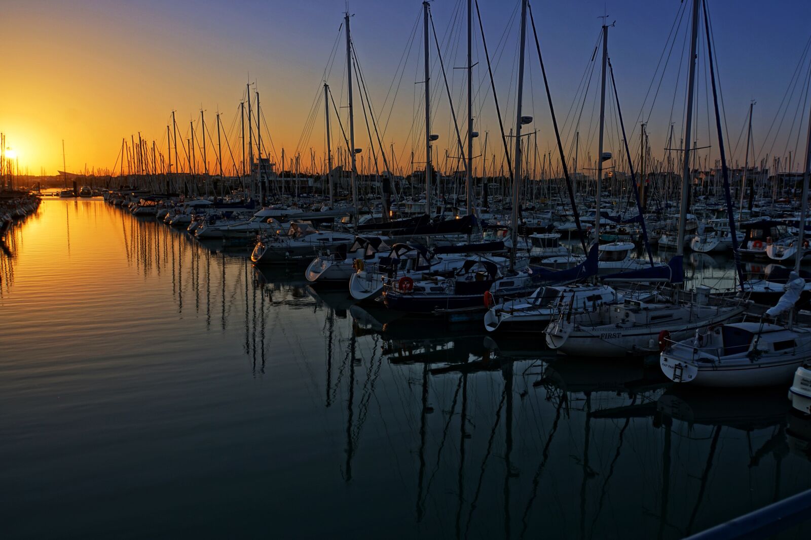 Sony a6000 sample photo. Sunset, port, marina photography