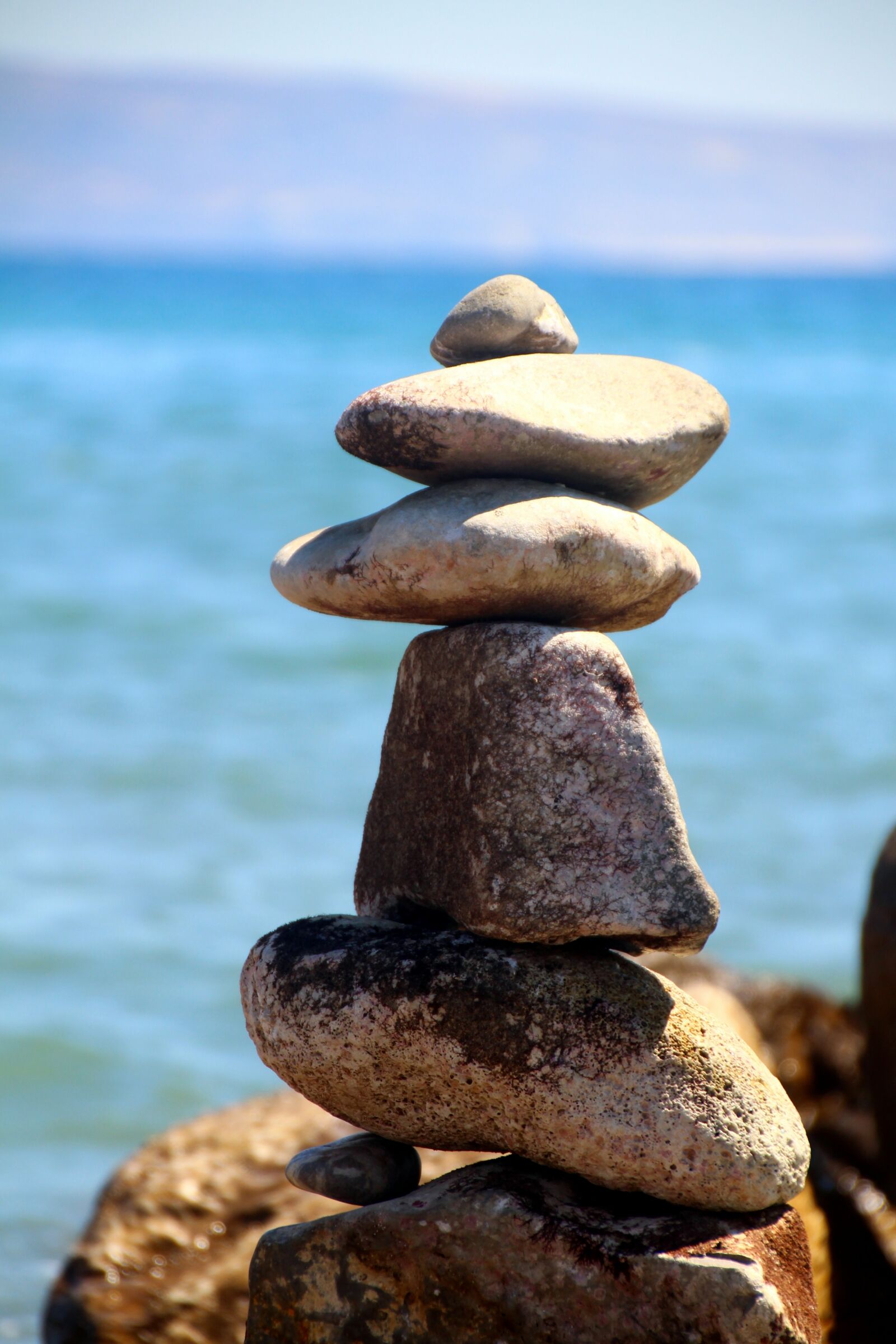 Canon EOS 700D (EOS Rebel T5i / EOS Kiss X7i) sample photo. Cairn, balance, serenity photography