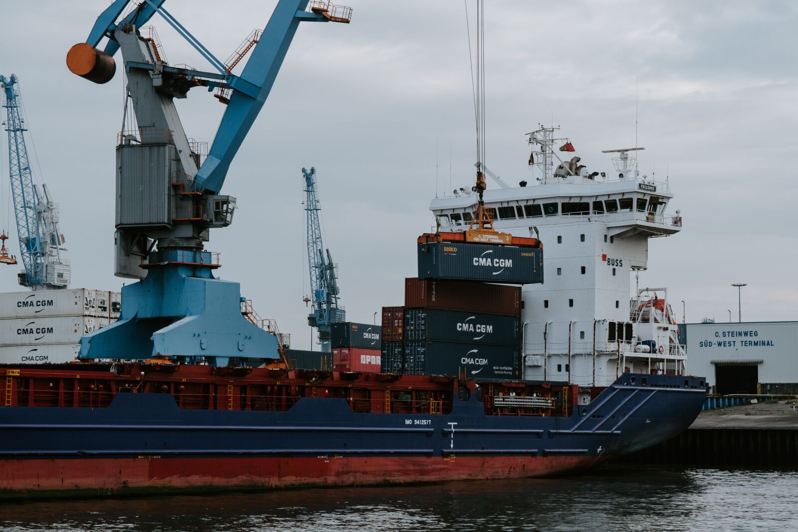 Nikon D7500 sample photo. Ship, containers, hamburg photography