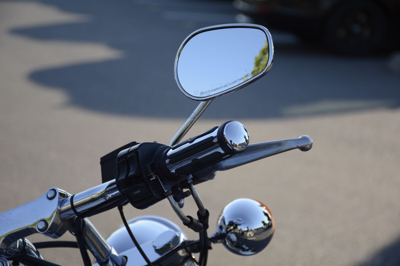 Nikon D7100 sample photo. Motorcycle, bike, mirror photography