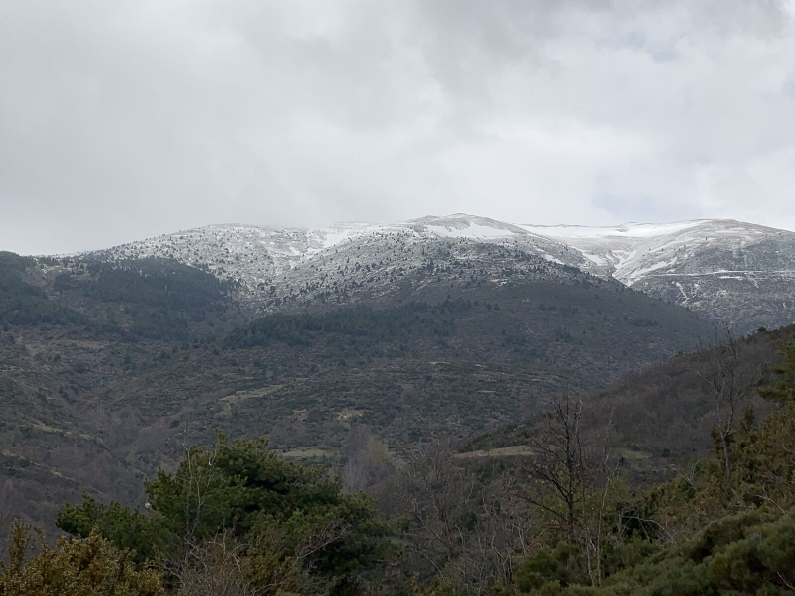 iPhone XS Max back dual camera 4.25mm f/1.8 sample photo. Mountains, snow, sky photography