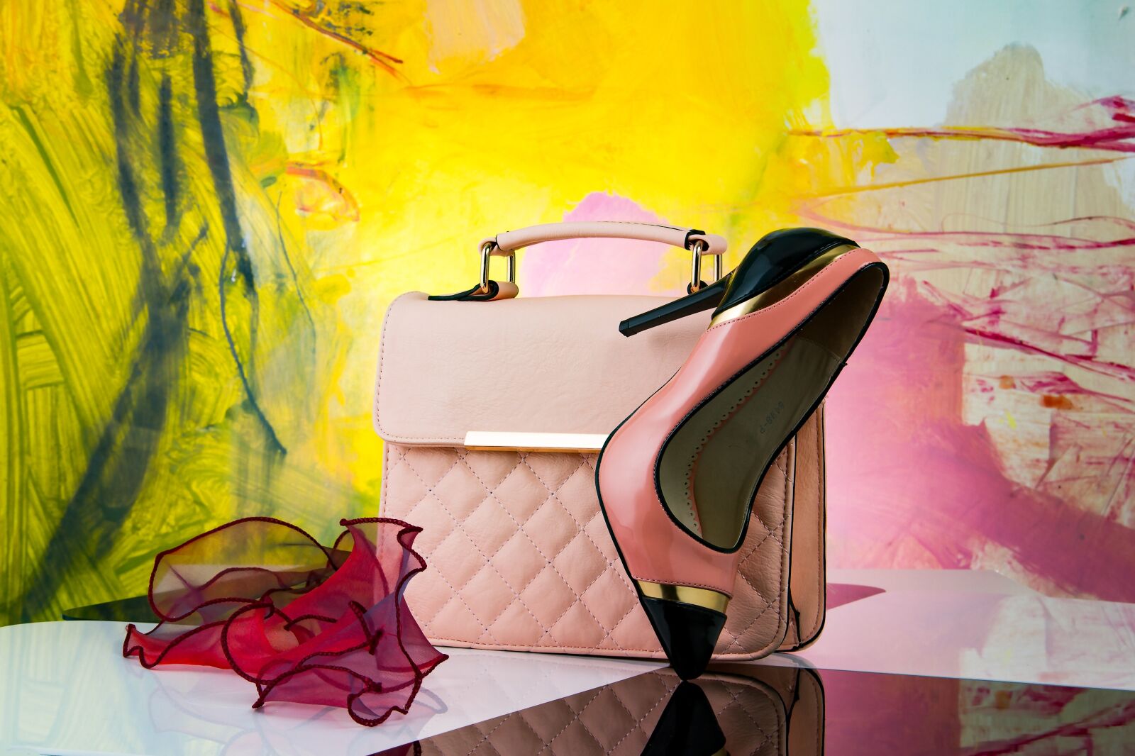 Canon EOS 7D sample photo. Handbag, shoe, fashion accessory photography