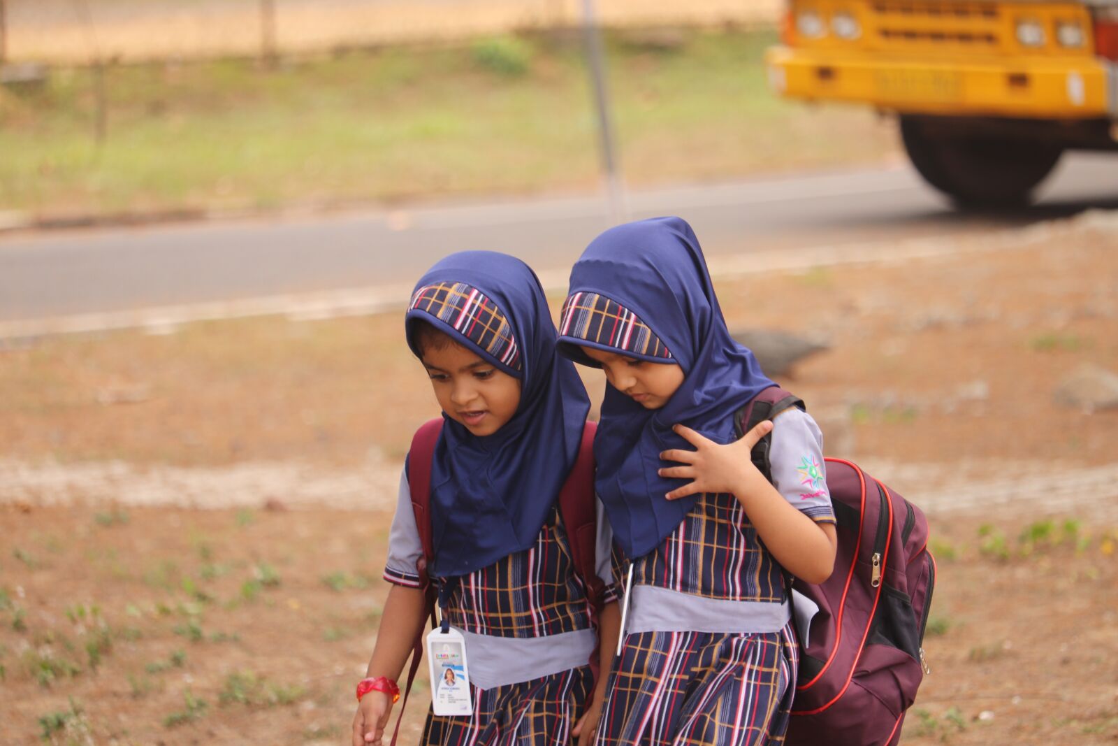 Canon EF-S 55-250mm F4-5.6 IS STM sample photo. Zaharatul quran, islamic girl photography