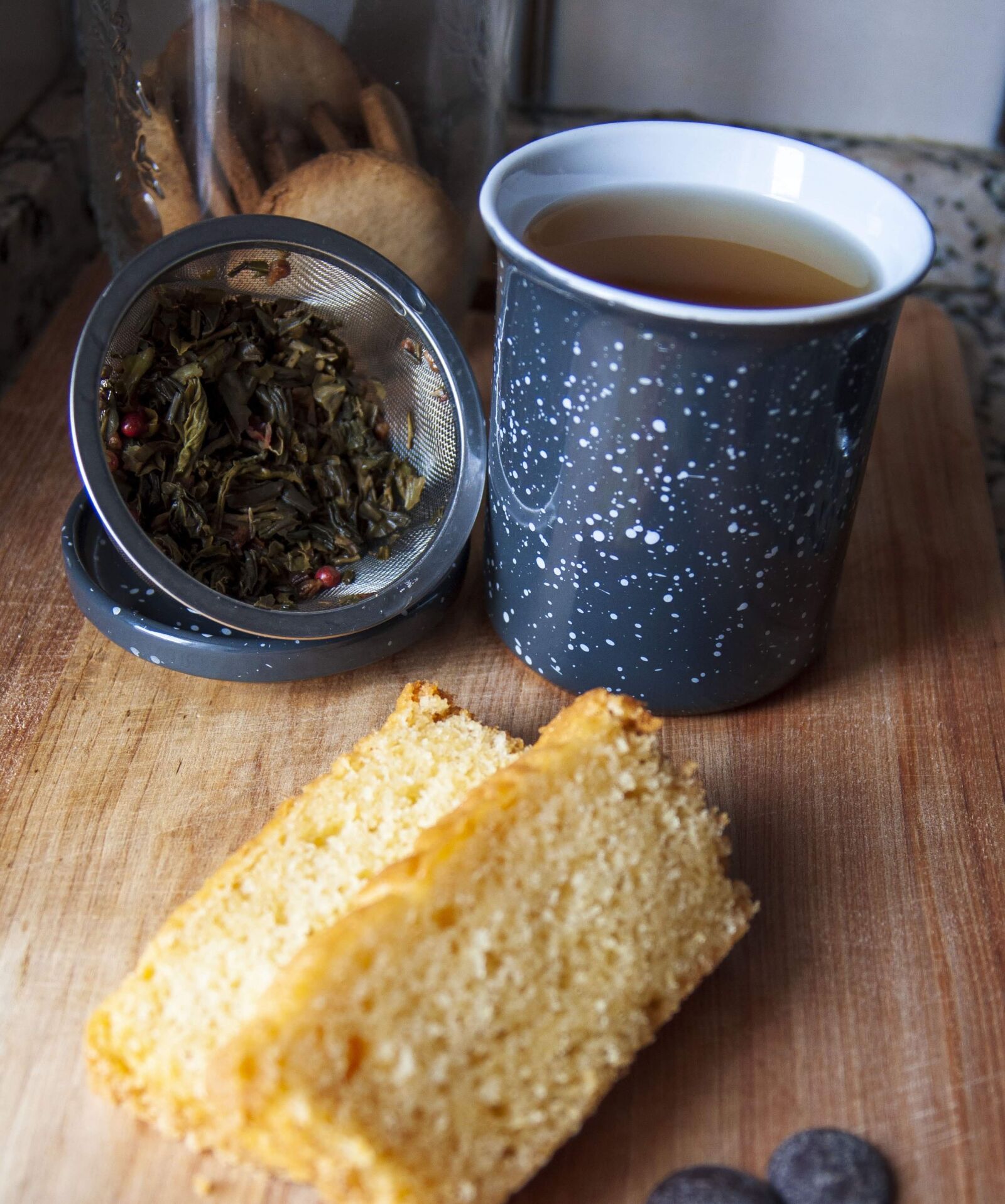 Nikon D90 sample photo. Breakfast, cake, tea photography